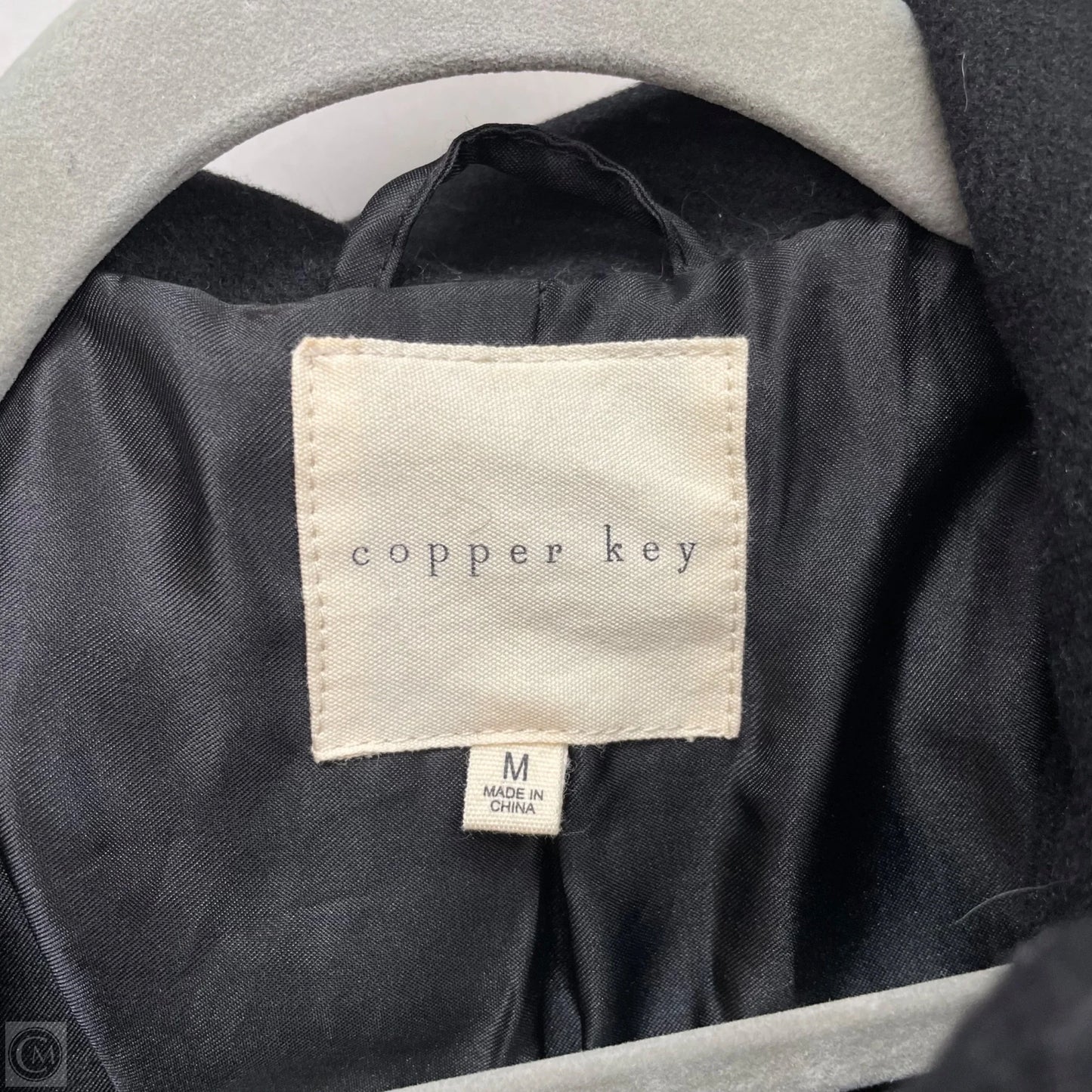 Coat Wool By Copper Key In Black, Size: M
