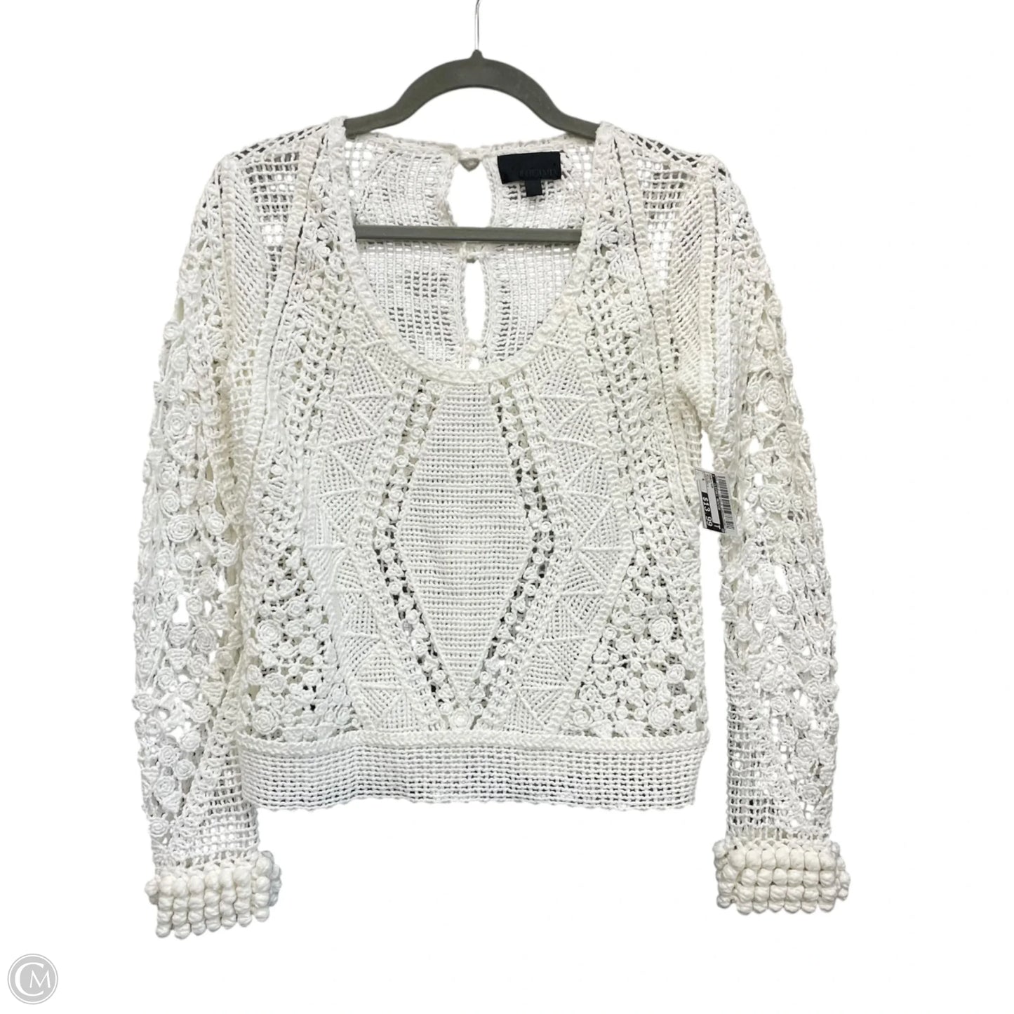Sweater By Clothes Mentor In White, Size: S
