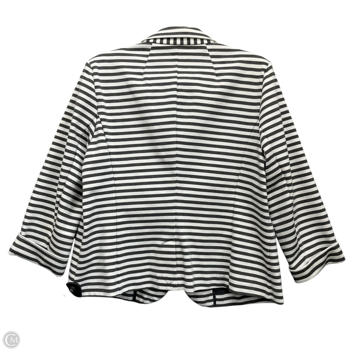 Blazer By Catherine Malandrino In Grey & White, Size: Xxl