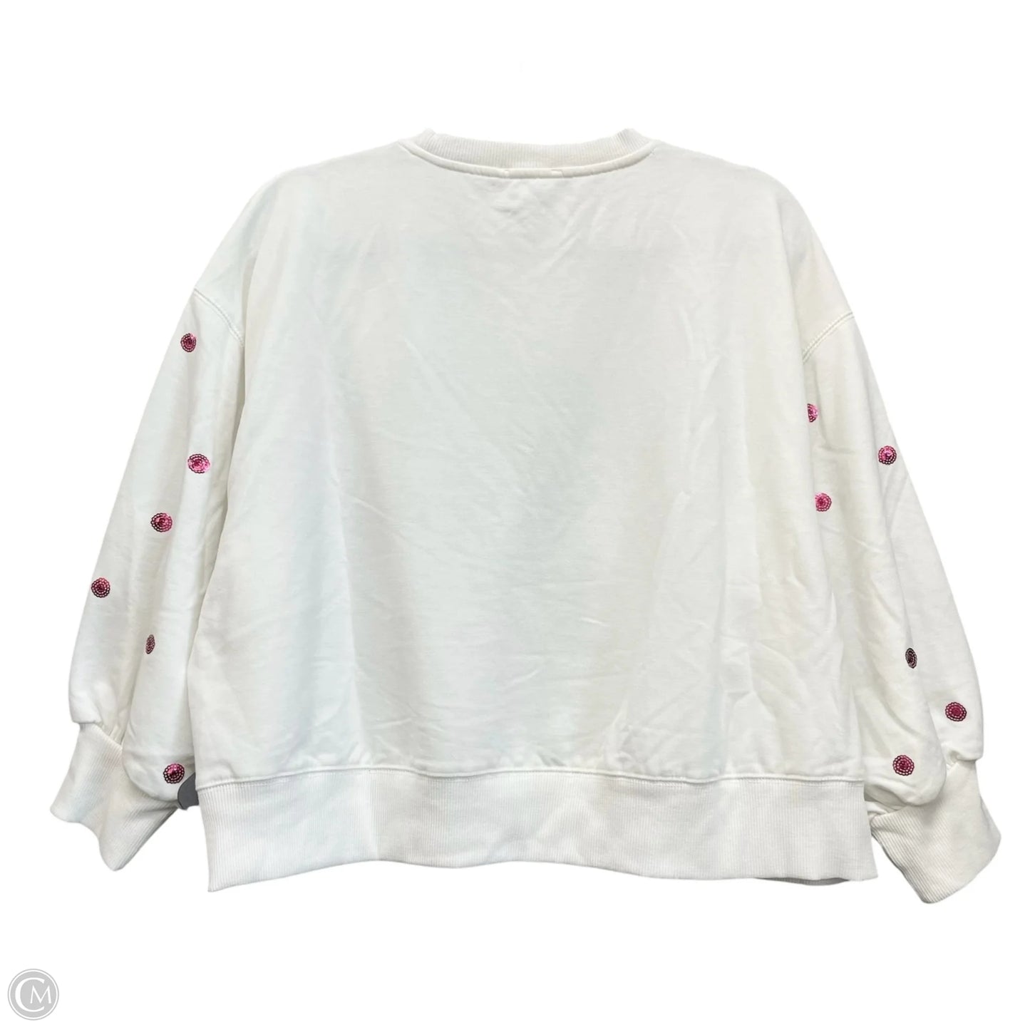 Sweater By Mary Square In Pink & White, Size: S