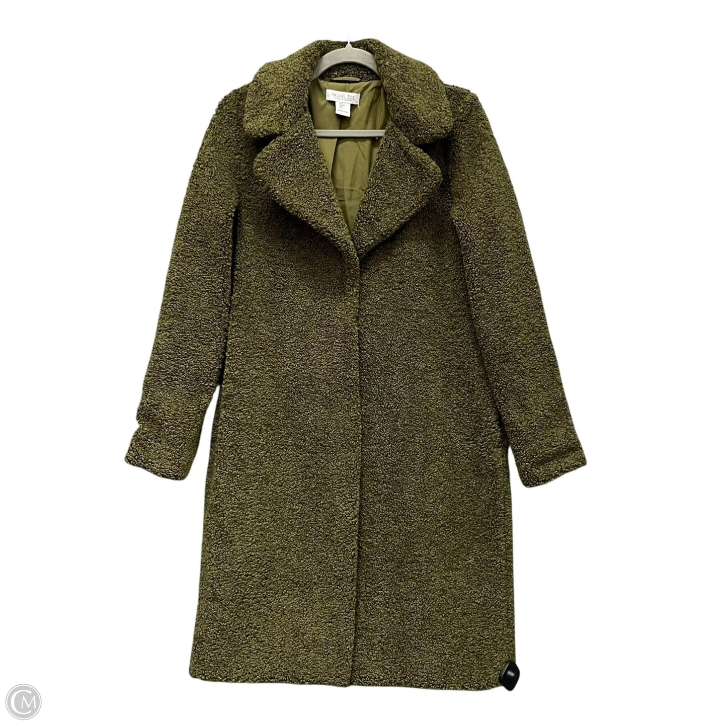 Coat Faux Fur & Sherpa By Rachel Zoe In Green, Size: S