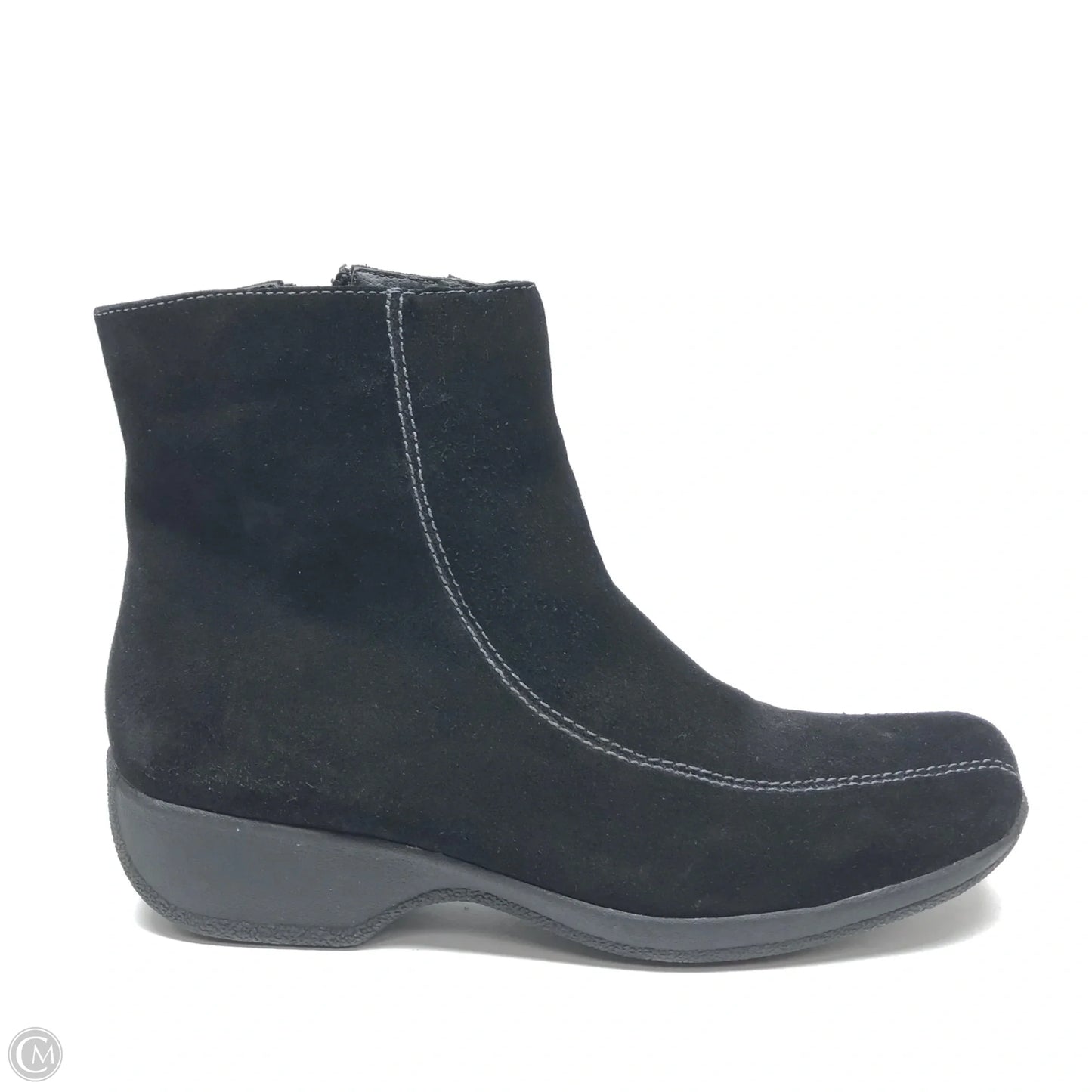 Boots Ankle Heels By Clarks In Black, Size: 10