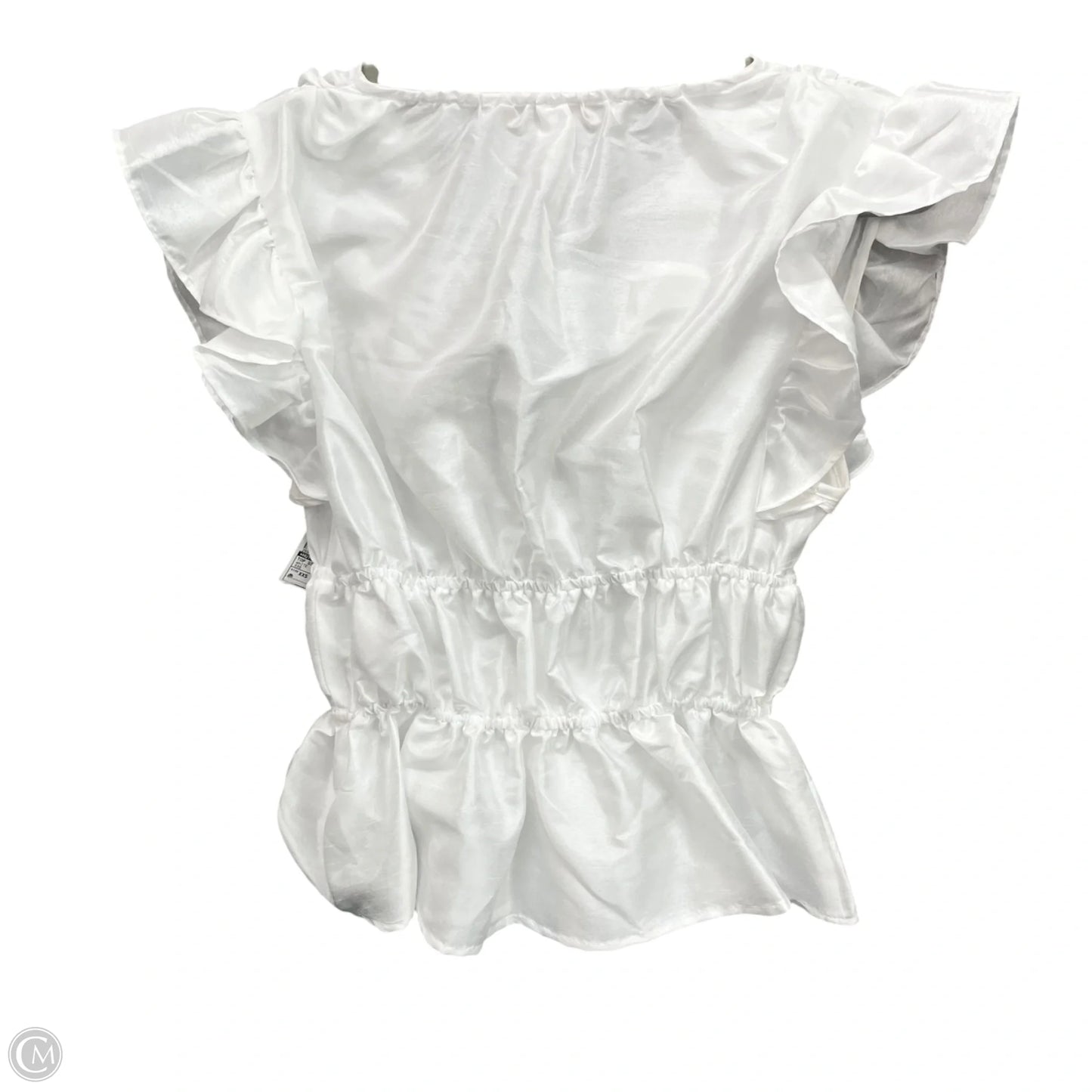 Top Short Sleeve By Hutch In White, Size: Xxs