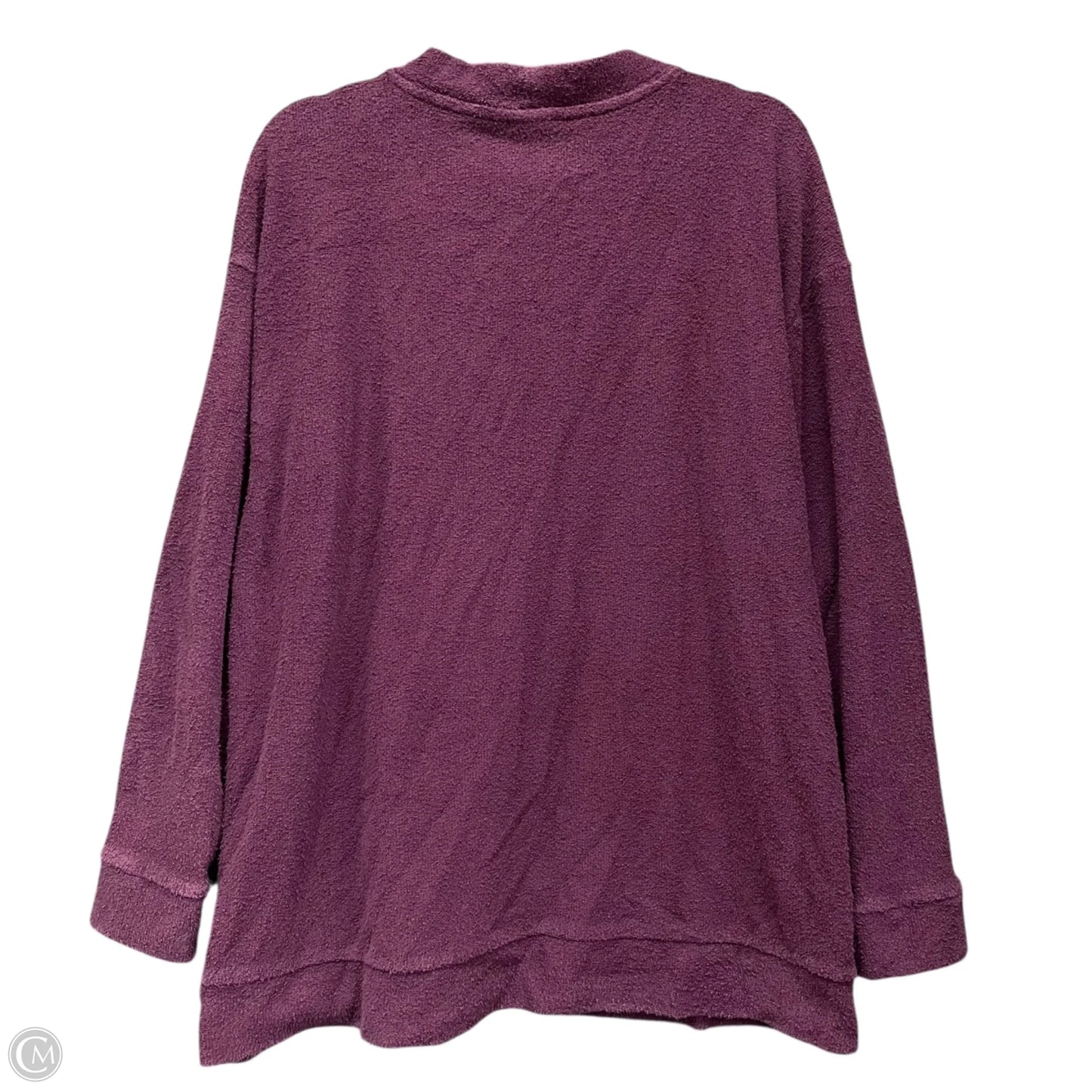 Sweatshirt Crewneck By Pink In Purple, Size: L