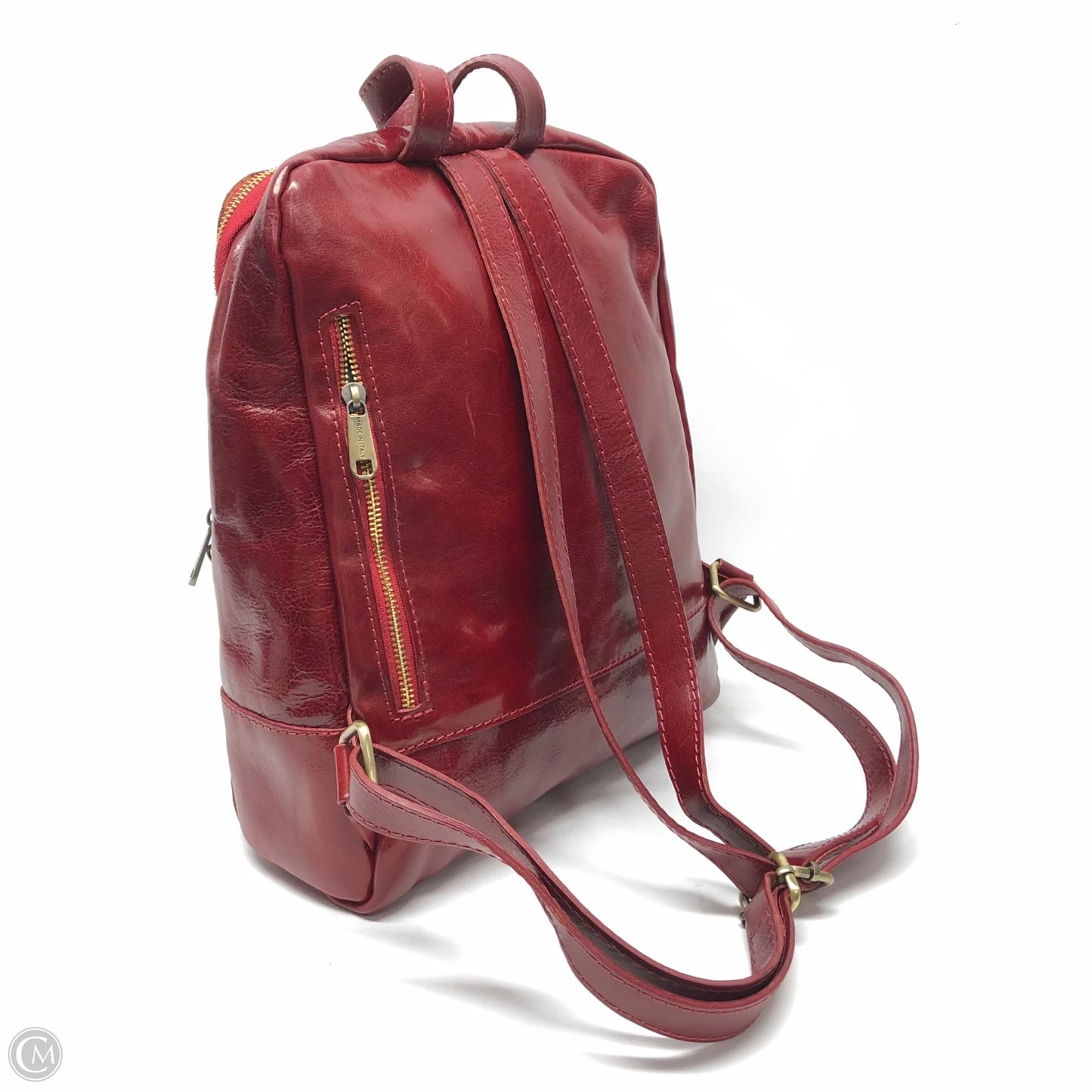 Backpack Leather By Cmc, Size: Medium