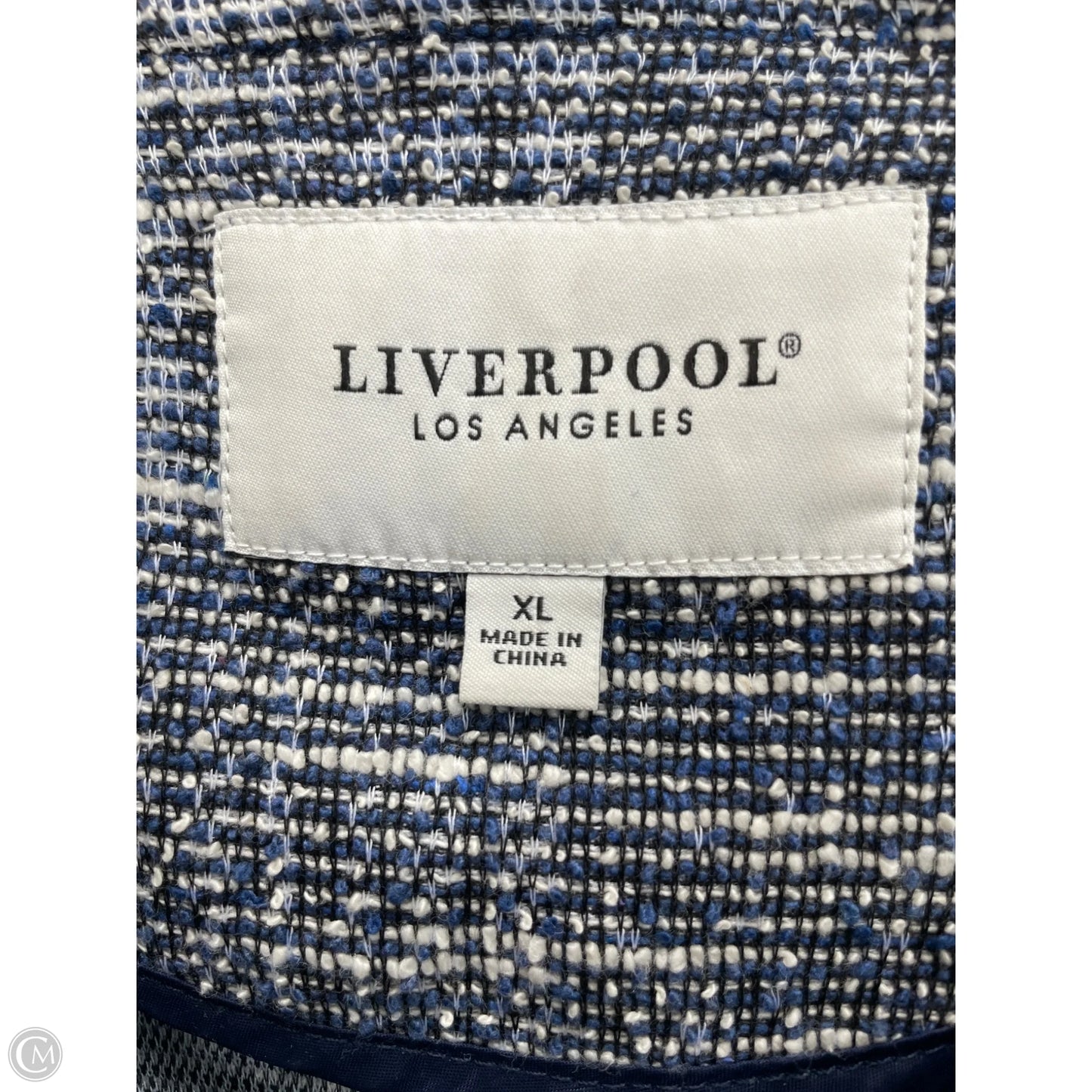 Jacket Other By Liverpool In Blue, Size: Xl