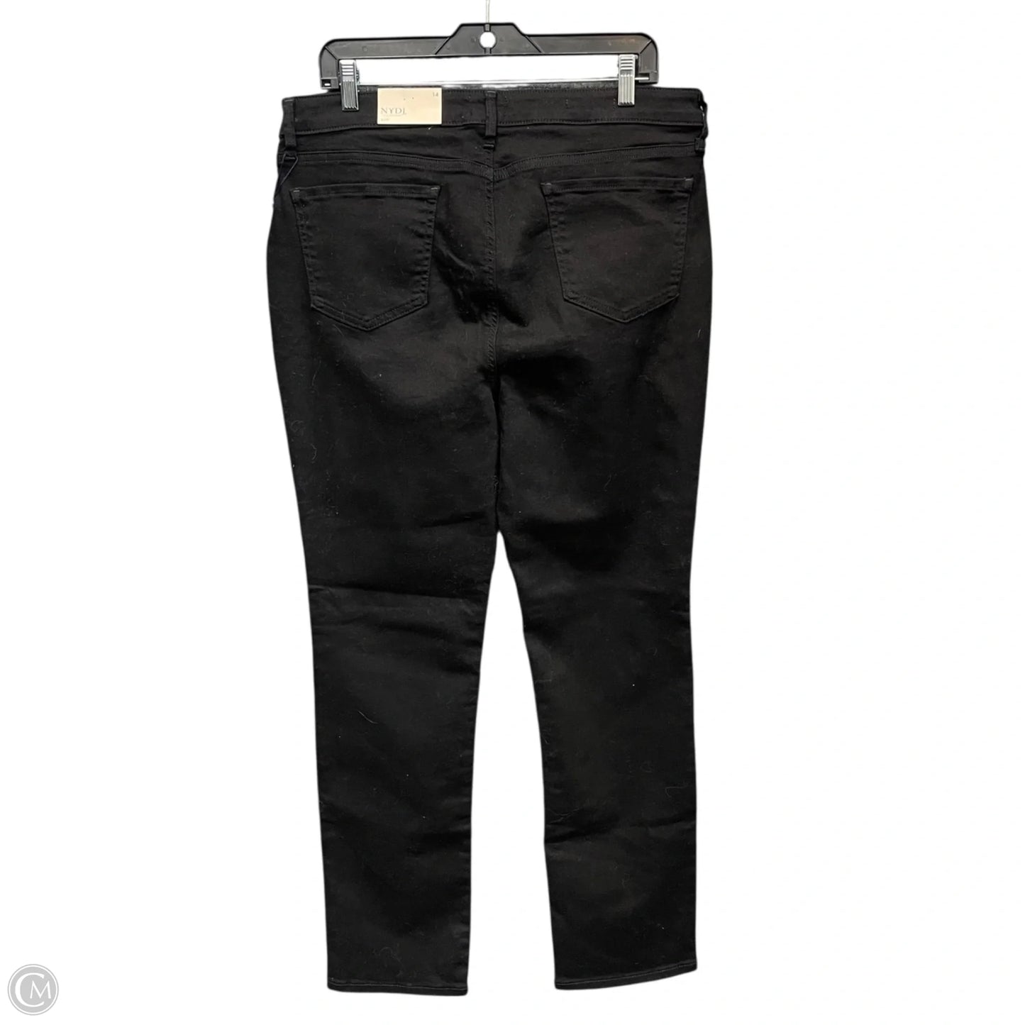 Jeans Skinny By Not Your Daughters Jeans In Black Denim, Size: 14