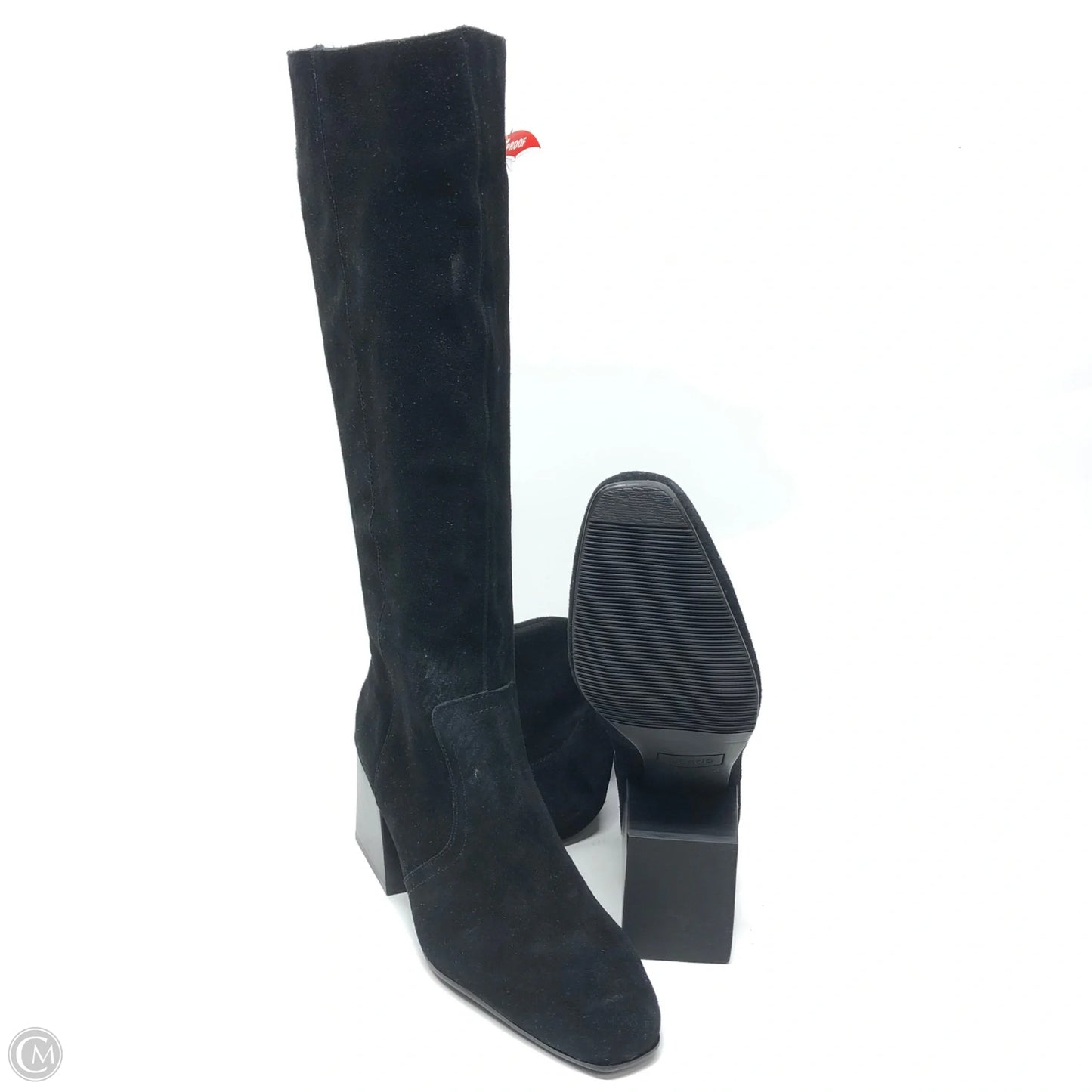 Boots Knee Heels By Blondo In Black, Size: 8