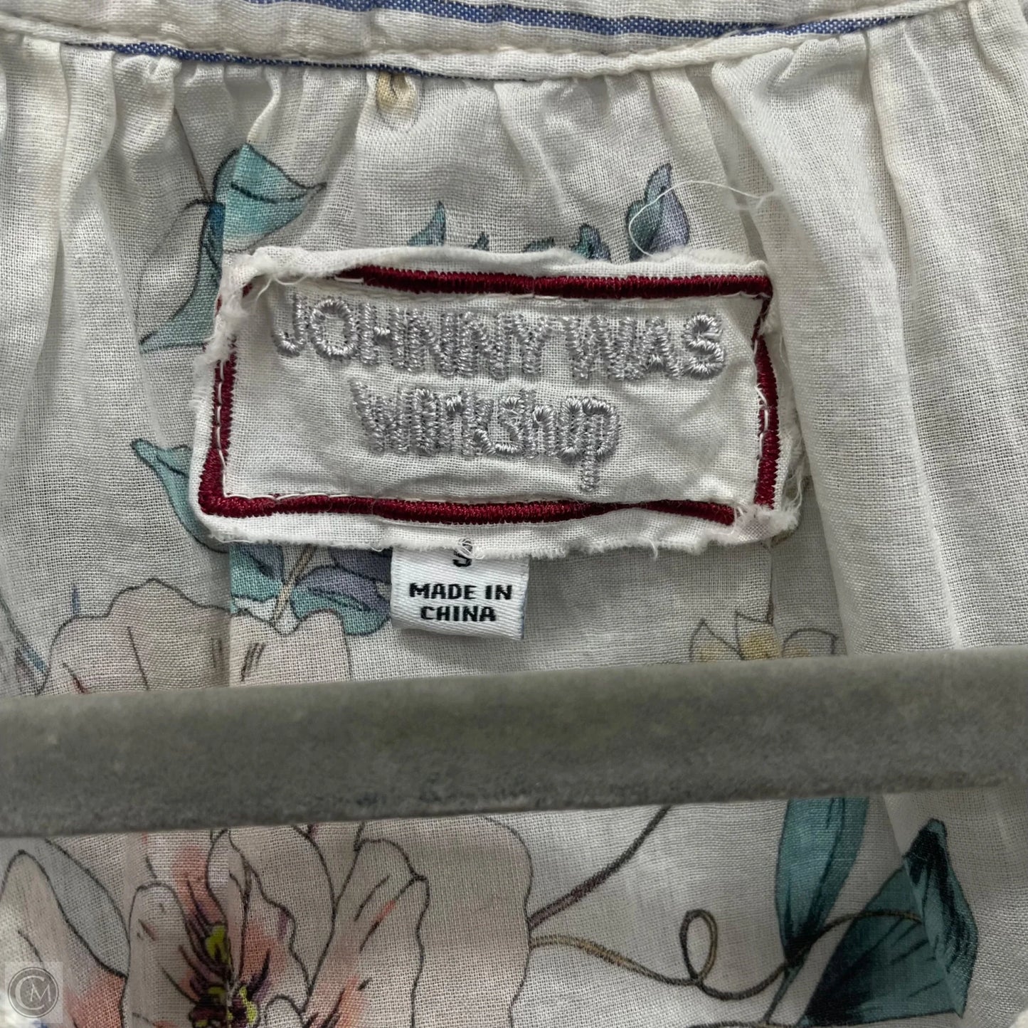Top Long Sleeve By Johnny Was In White, Size: S