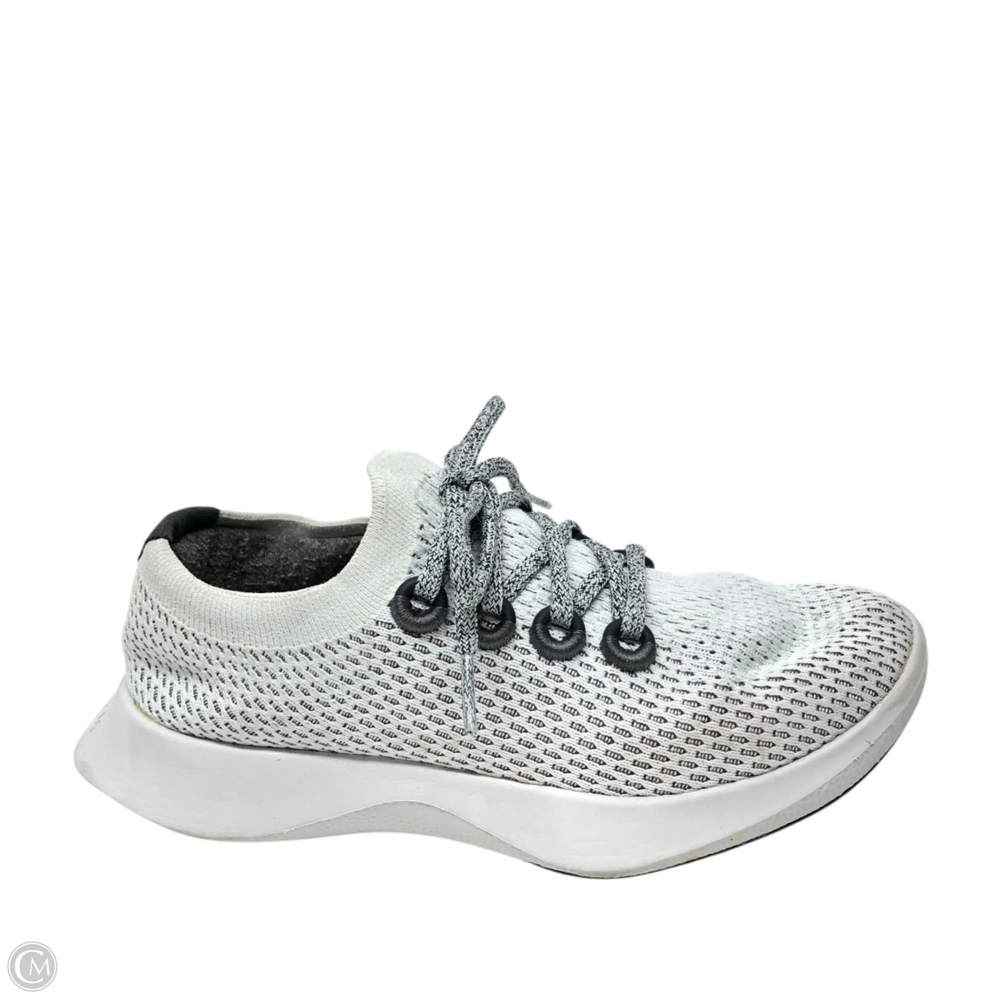 Shoes Sneakers By Allbirds In Grey & White, Size: 7