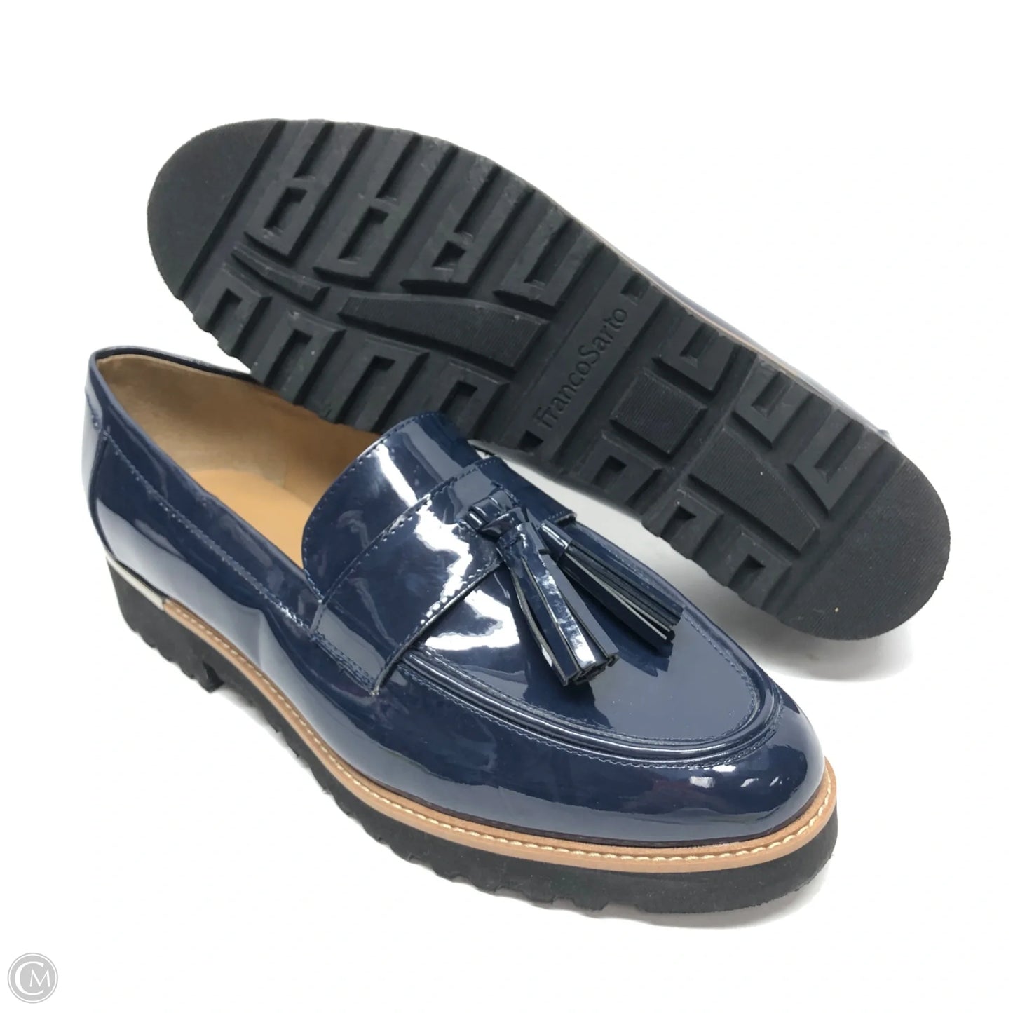 Shoes Heels Block By Franco Sarto In Blue, Size: 10