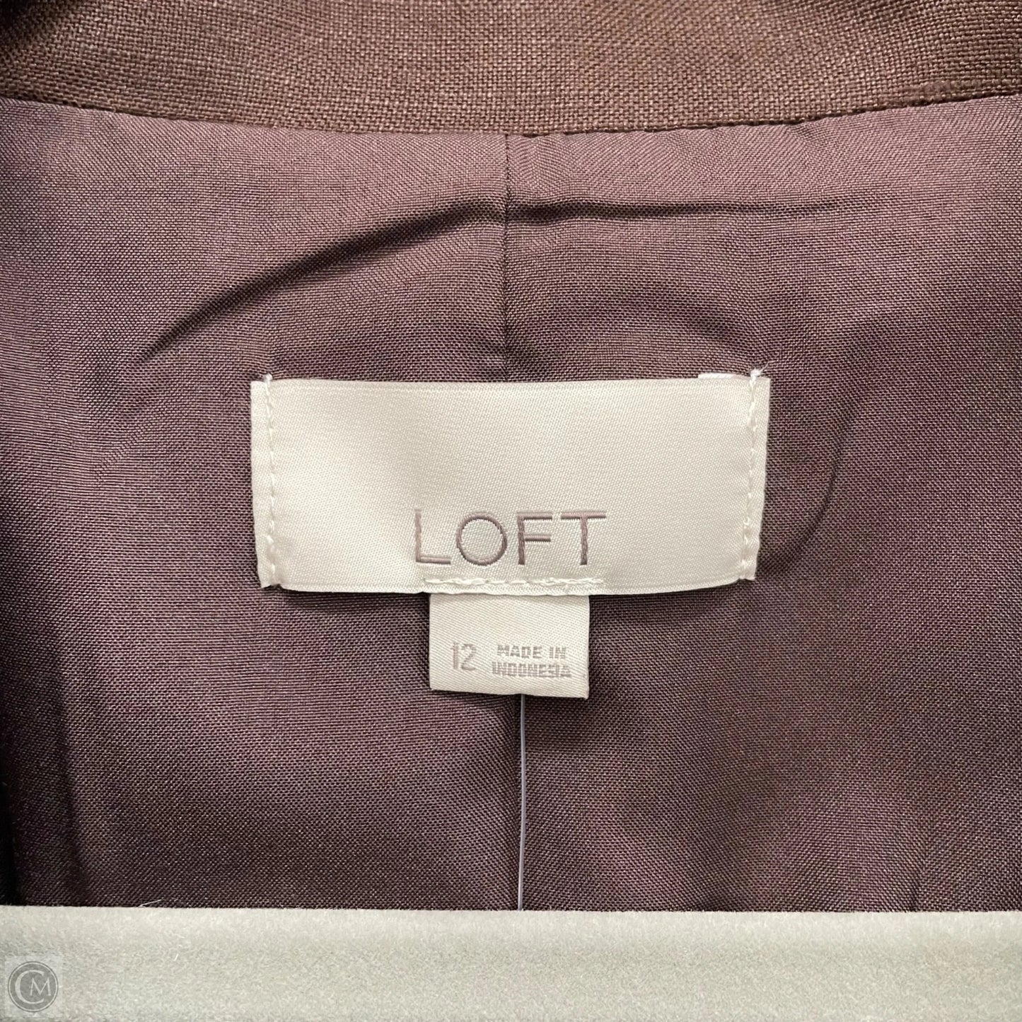 Blazer By Loft In Brown, Size: 12
