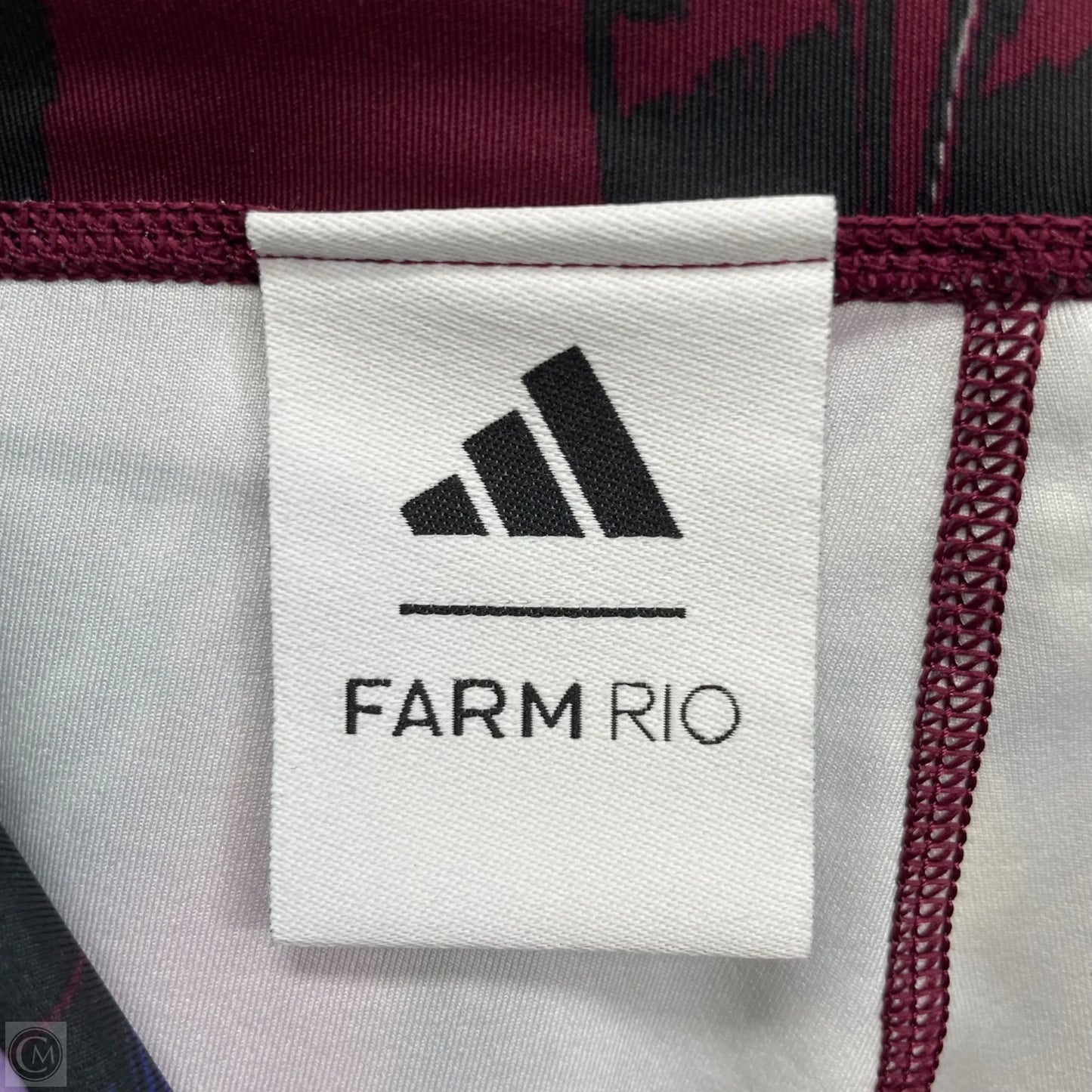 Athletic Leggings By Adidas In Black & Purple, Size: Xs