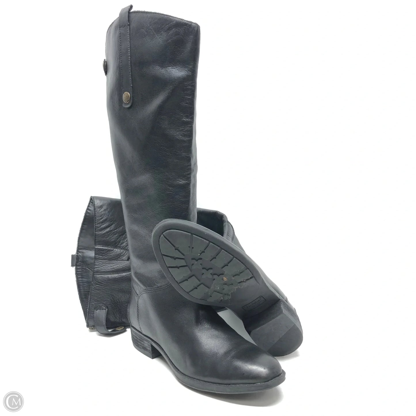 Boots Knee Heels By Sam Edelman In Black, Size: 8.5