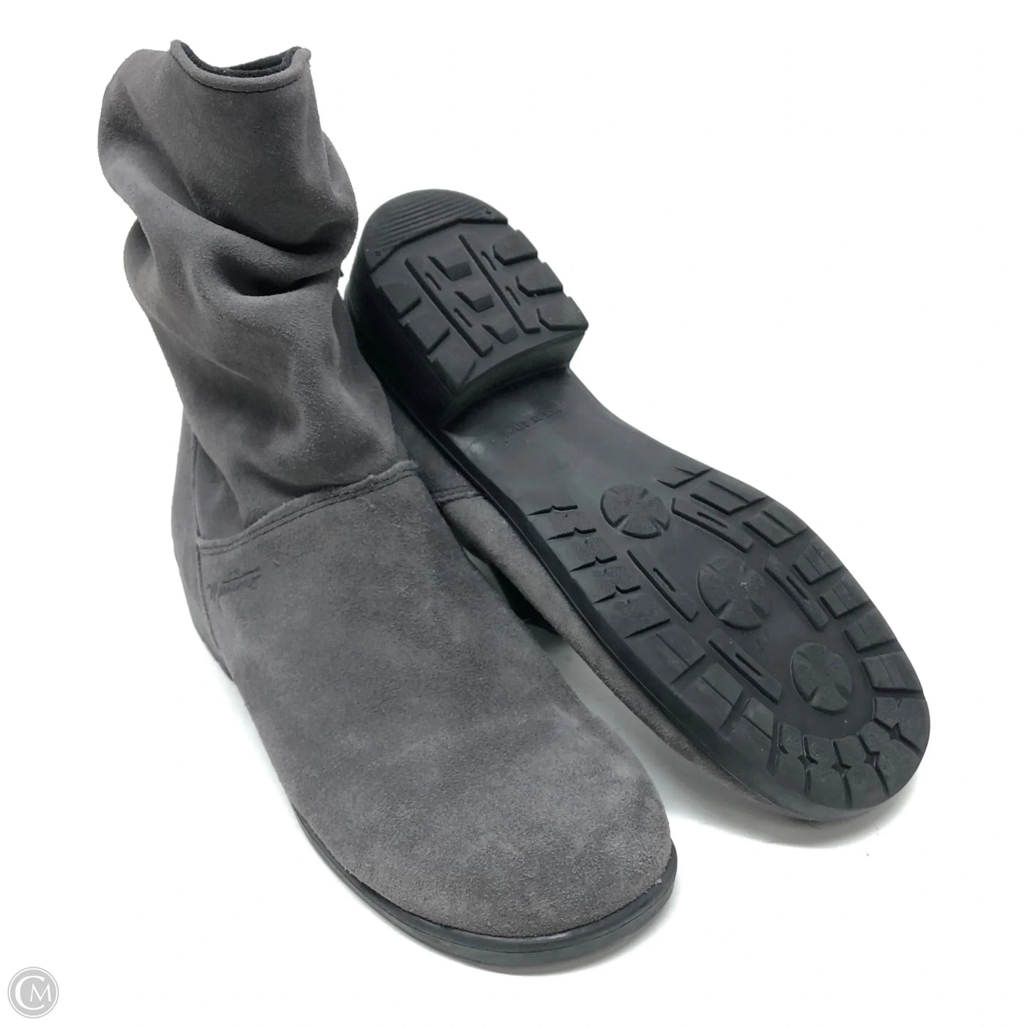 Boots Leather By Cmc In Grey, Size: 9