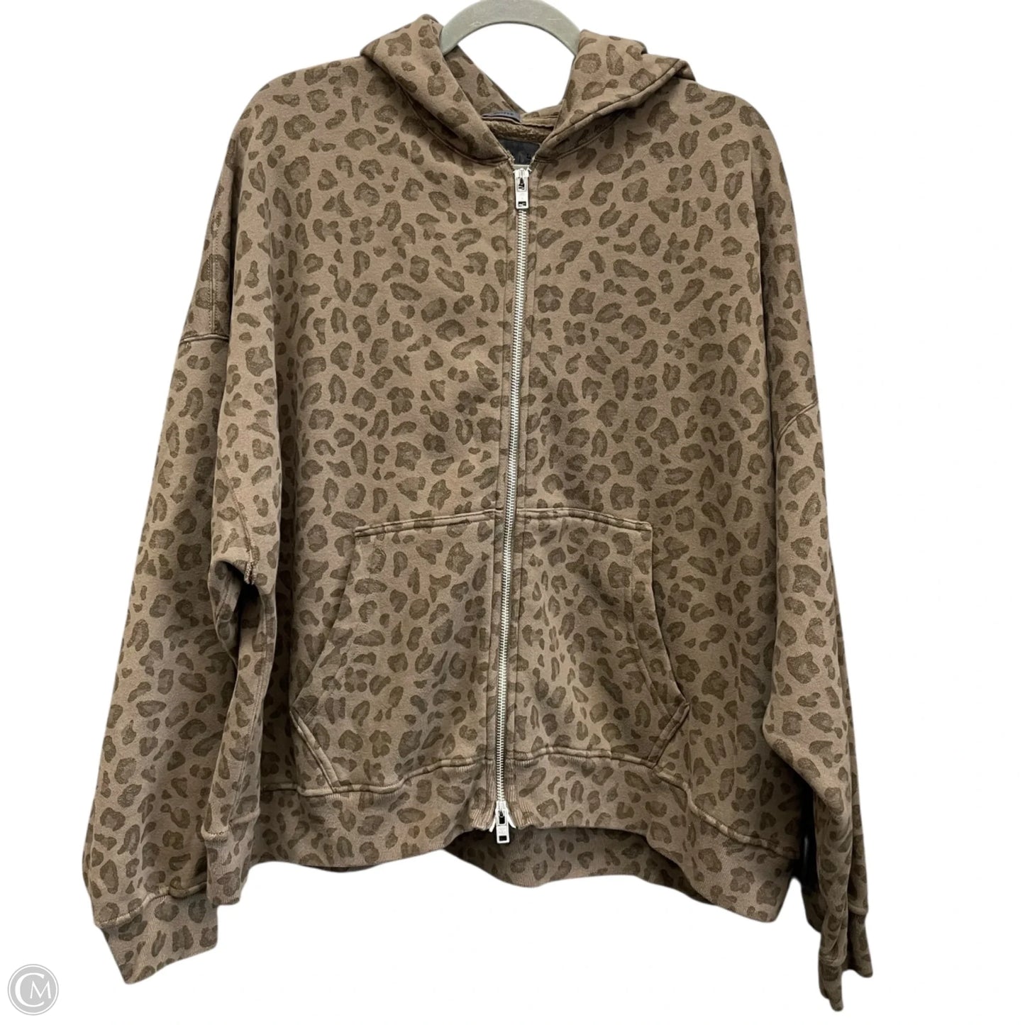 Sweatshirt Hoodie By Abercrombie And Fitch In Brown, Size: Xl