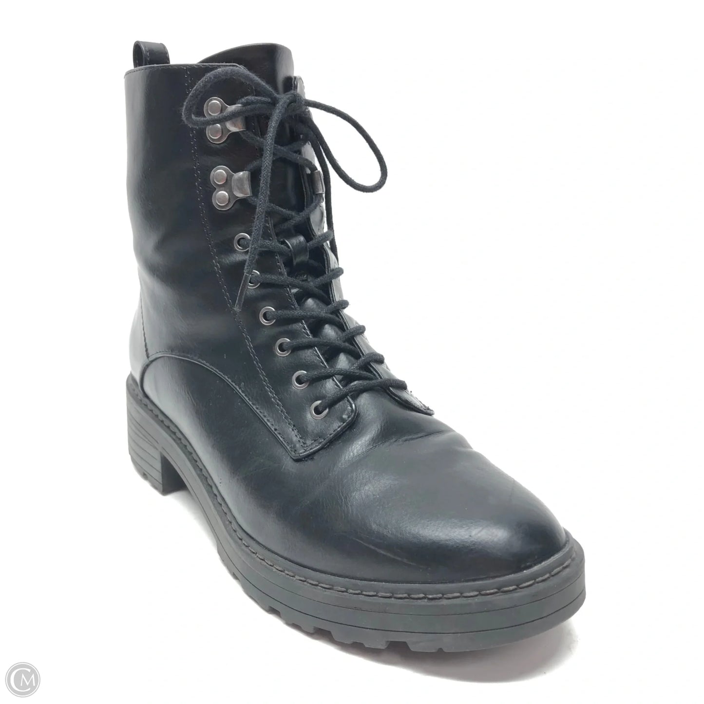Boots Combat By Universal Thread In Black, Size: 9.5