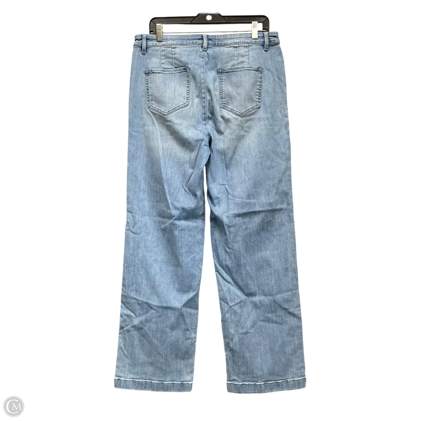 Jeans Wide Leg By J. Jill In Blue Denim, Size: 12