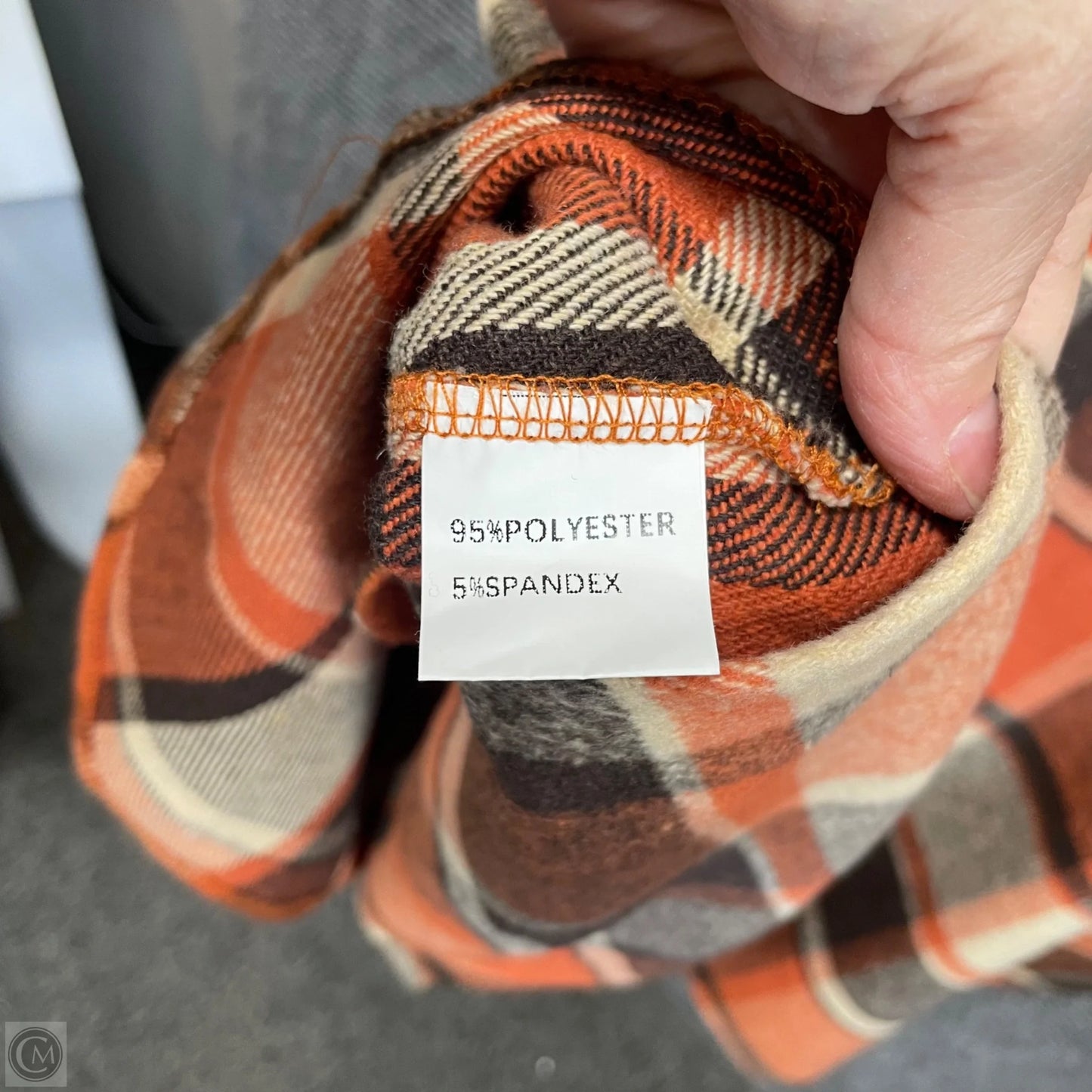 Jacket Shirt By Cme In Orange, Size: Xxl