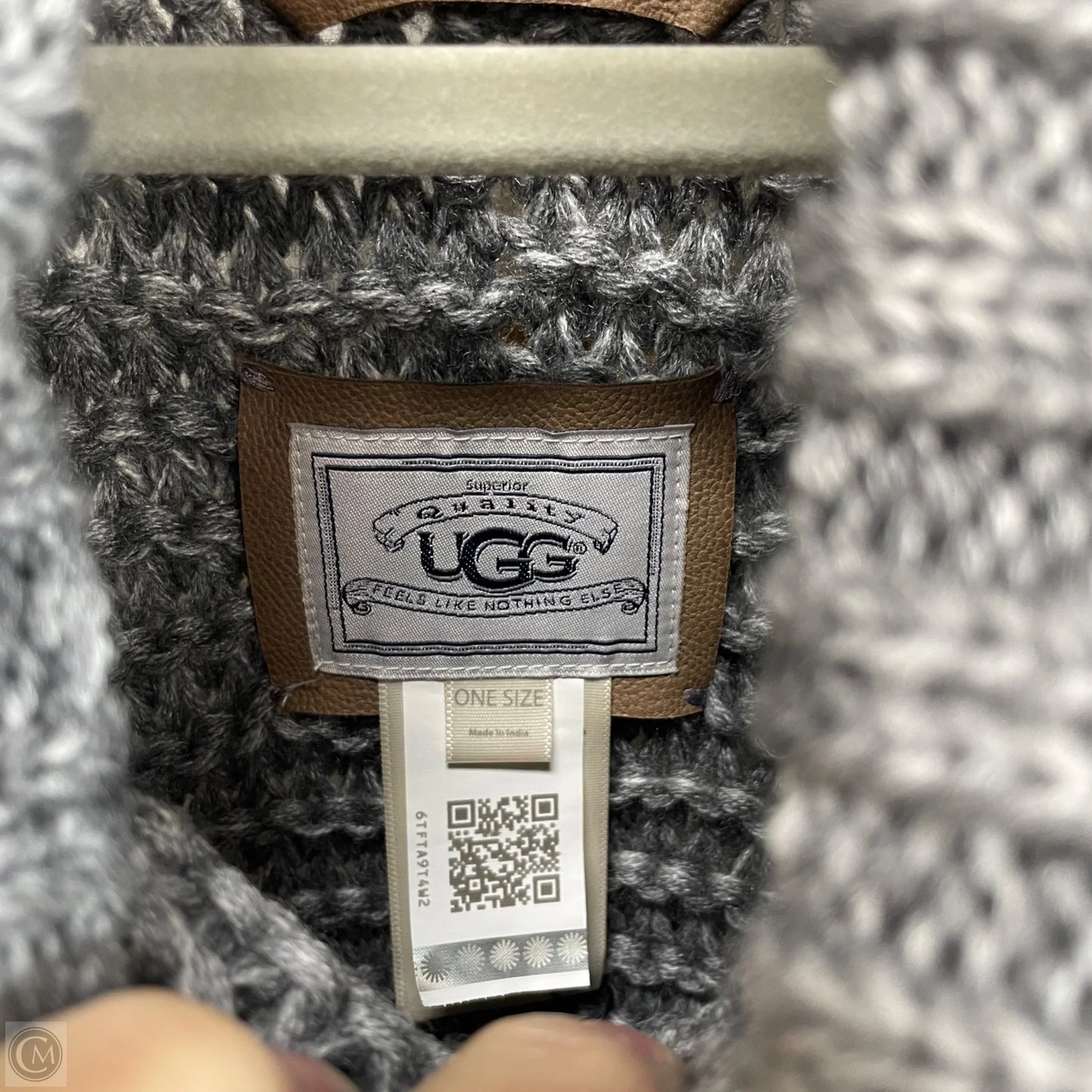 Poncho Designer By Ugg In Grey, Size: Osfm