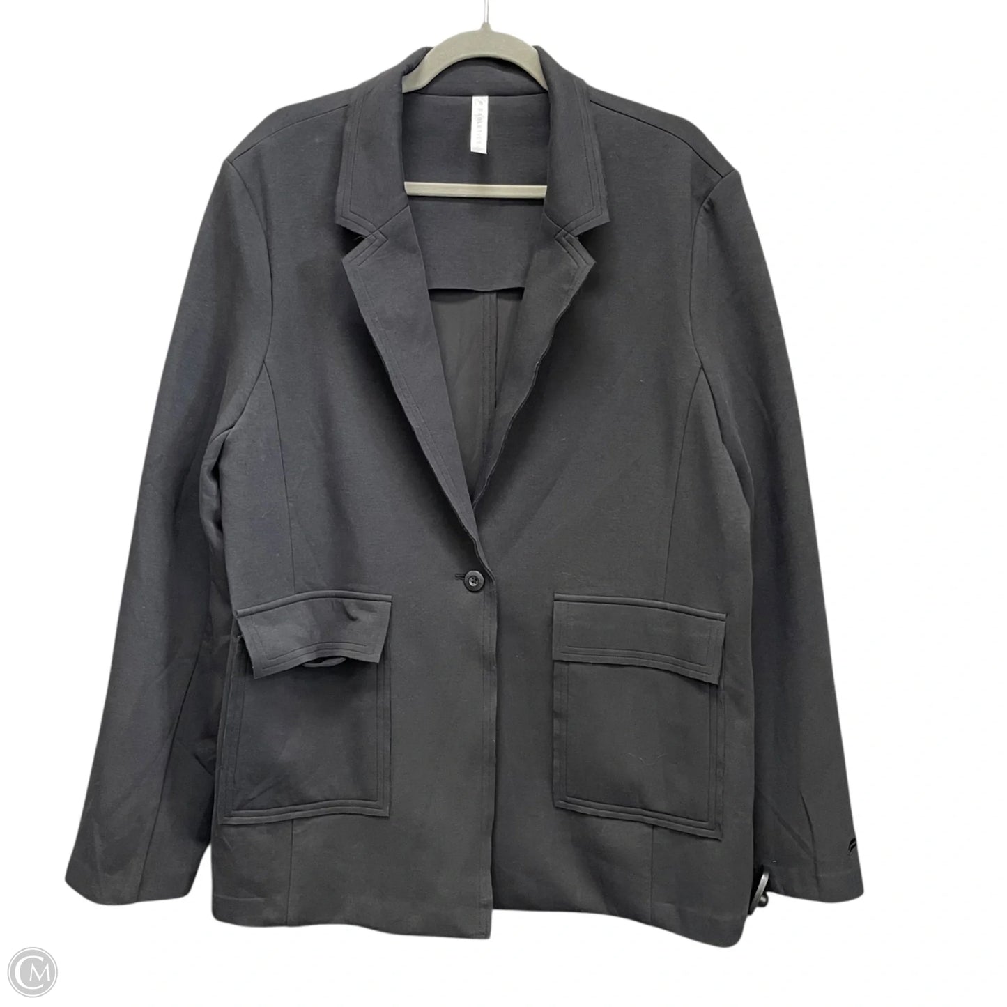 Blazer By Fabletics In Black, Size: Xl