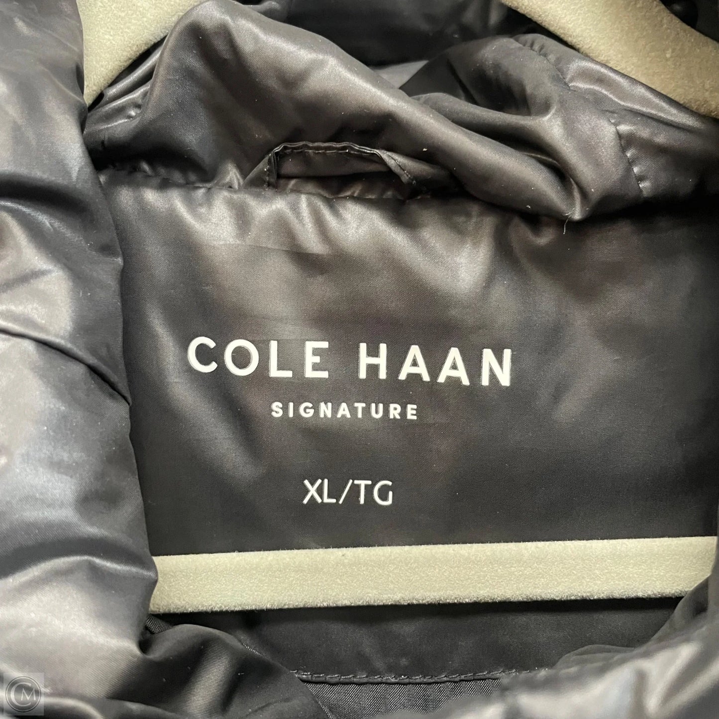 Jacket Puffer & Quilted By Cole-haan In Black, Size: Xl