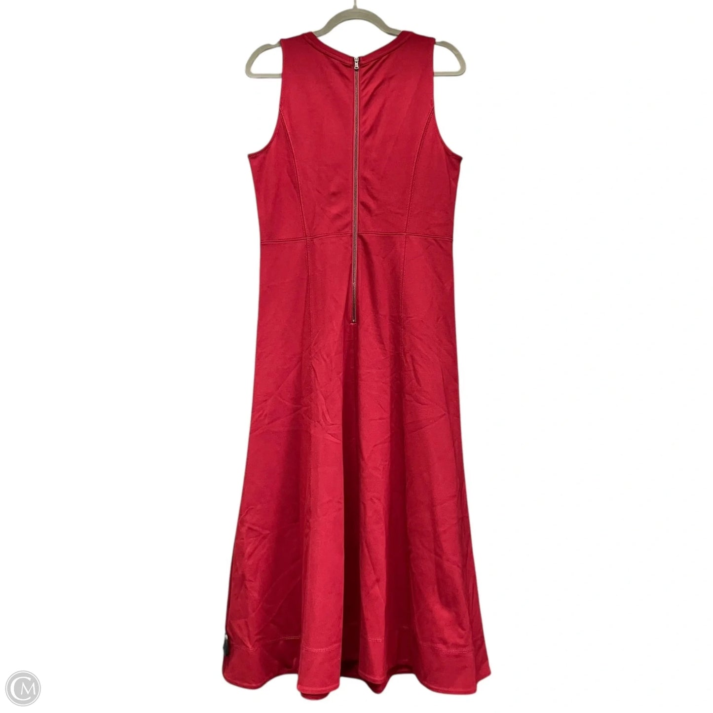 Dress Casual Midi By Loft In Red, Size: 8