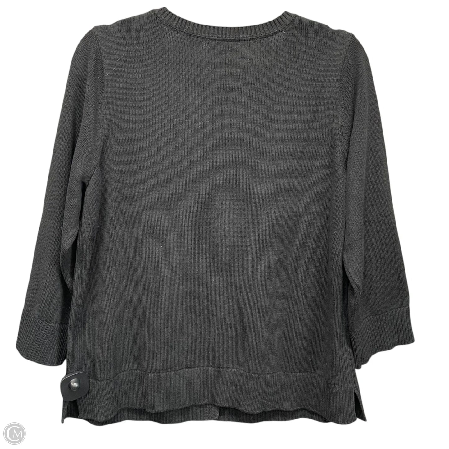 Sweater Cardigan By J. Jill In Black, Size: L