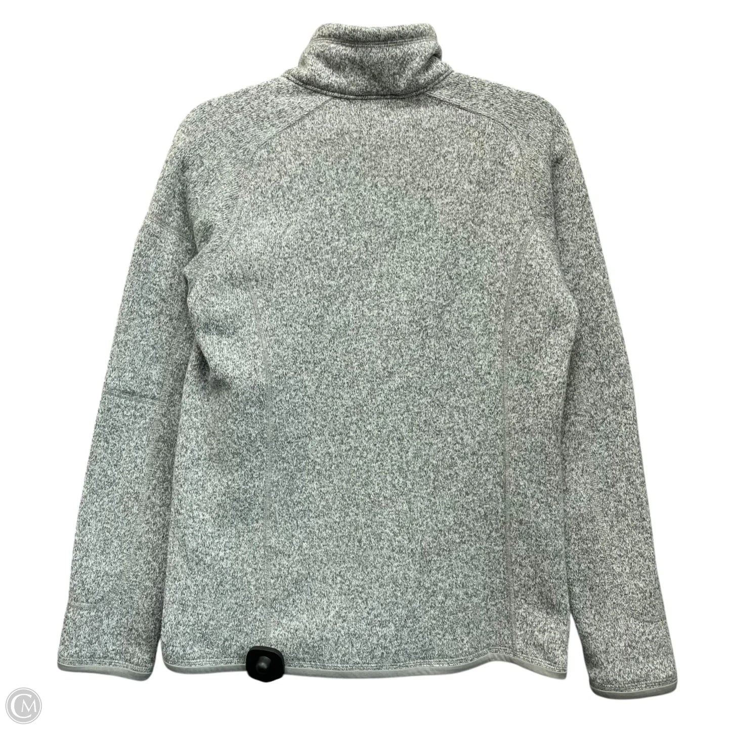 Jacket Fleece By Patagonia In Grey, Size: M