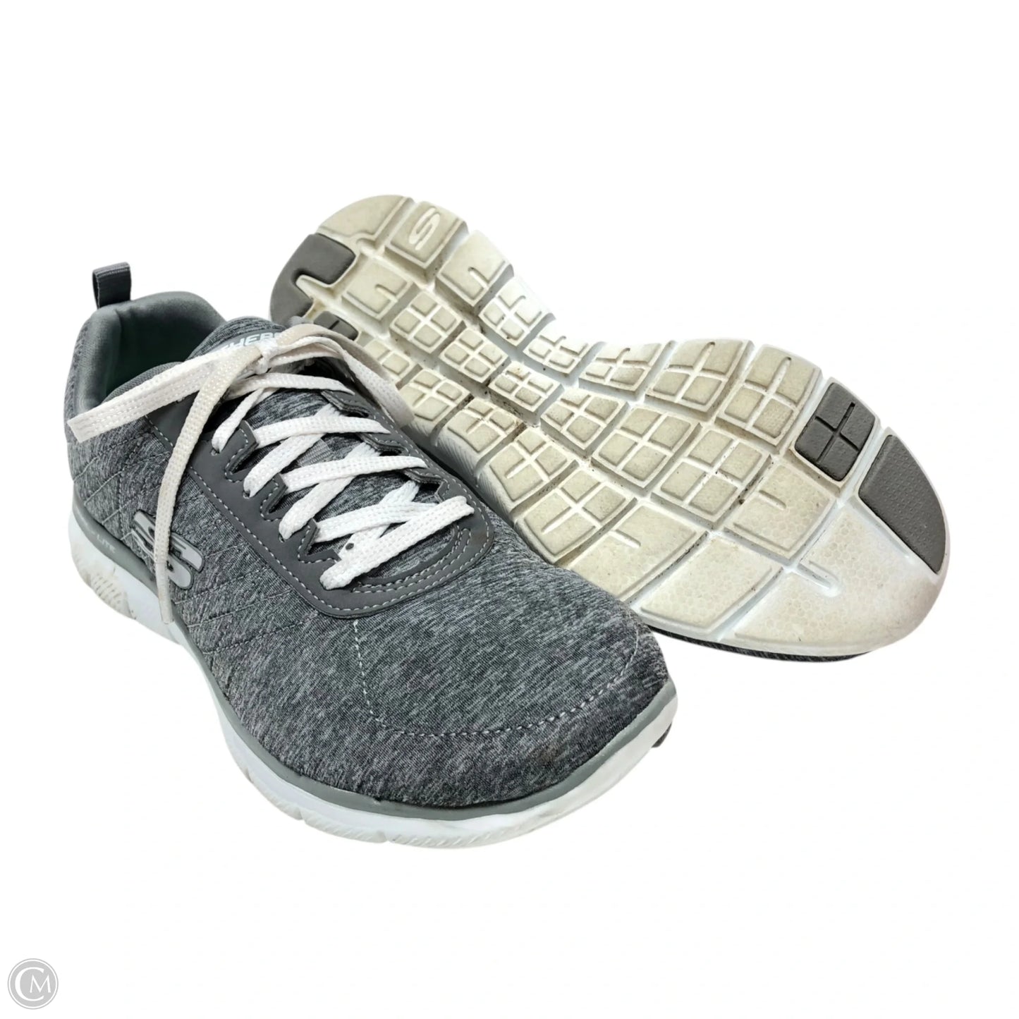 Shoes Sneakers By Skechers In Grey, Size: 6
