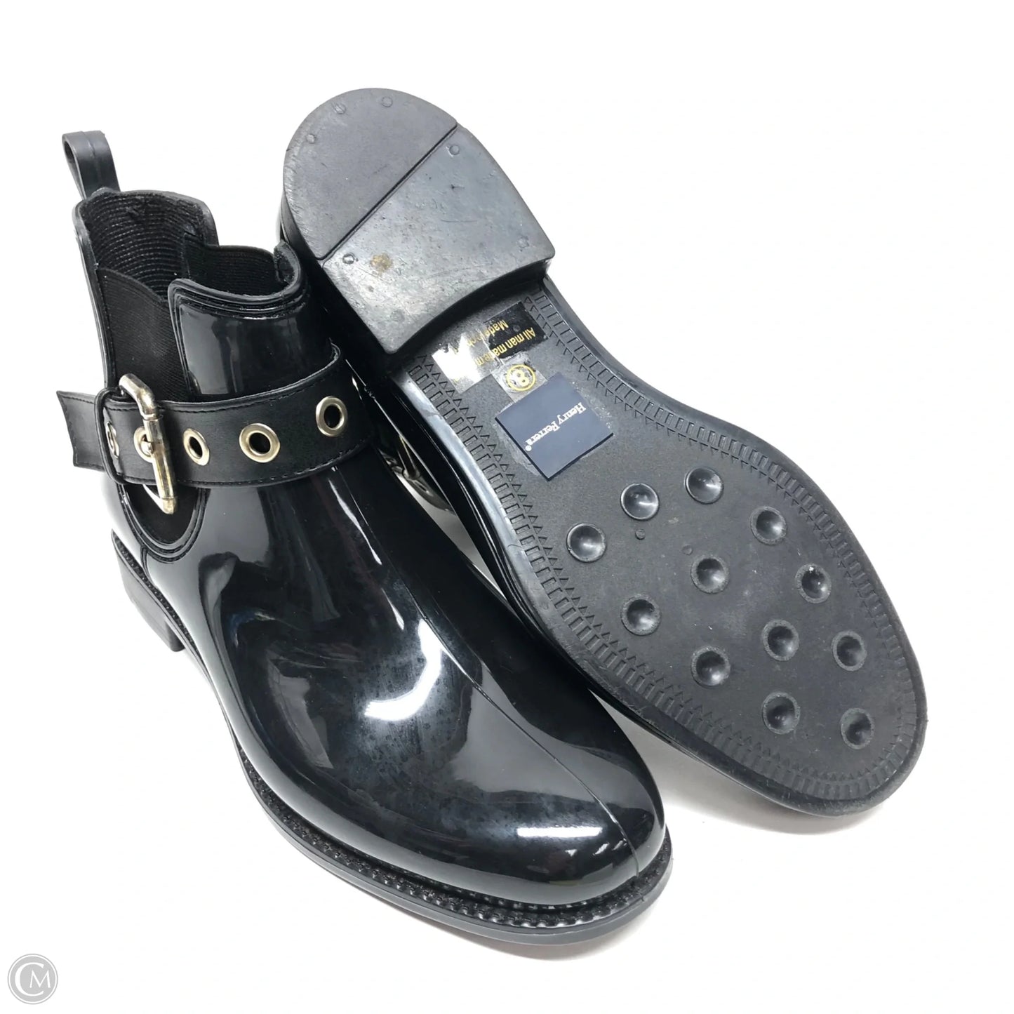 Boots Rain By Clothes Mentor In Black, Size: 8