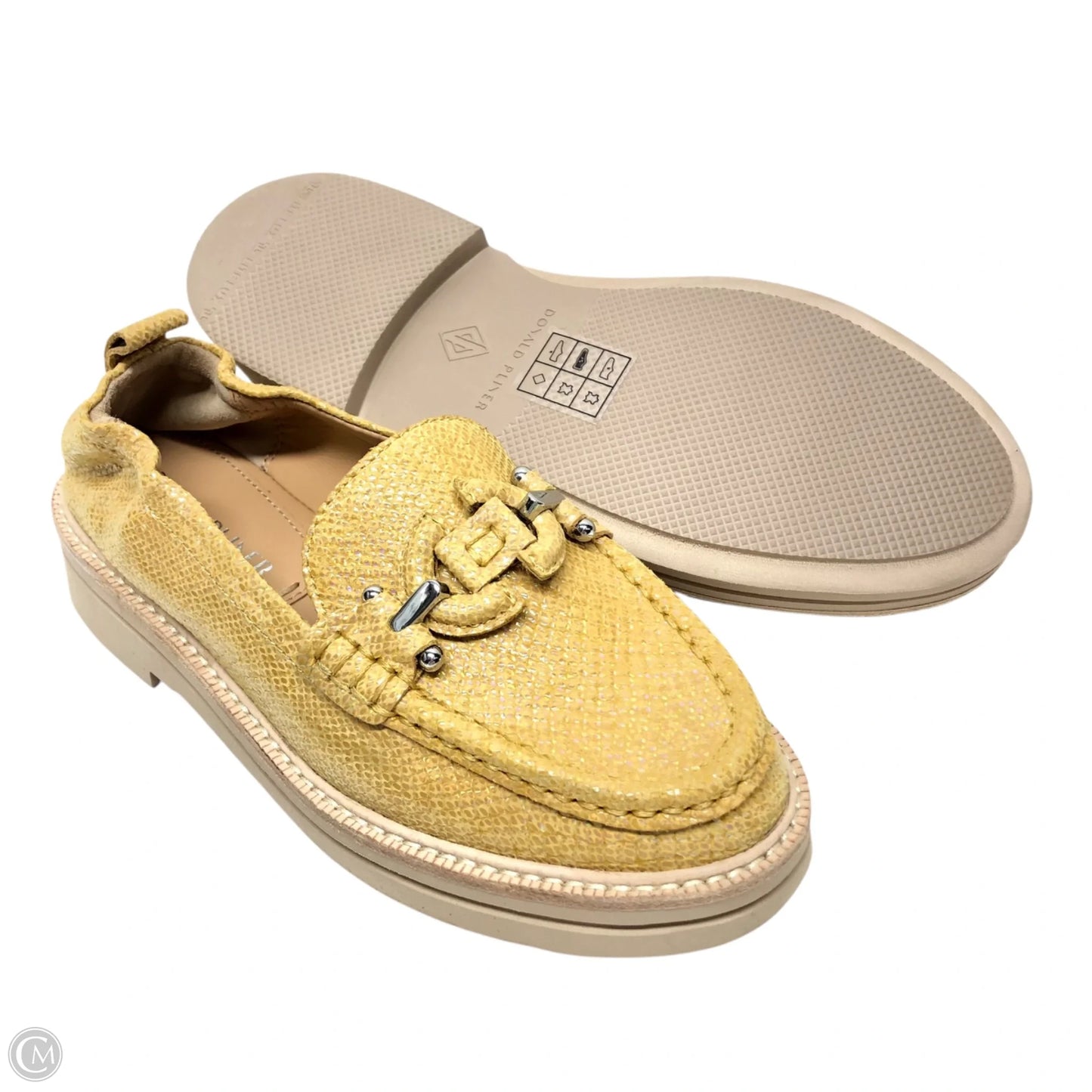 Shoes Flats By Donald Pliner In Yellow, Size: 6