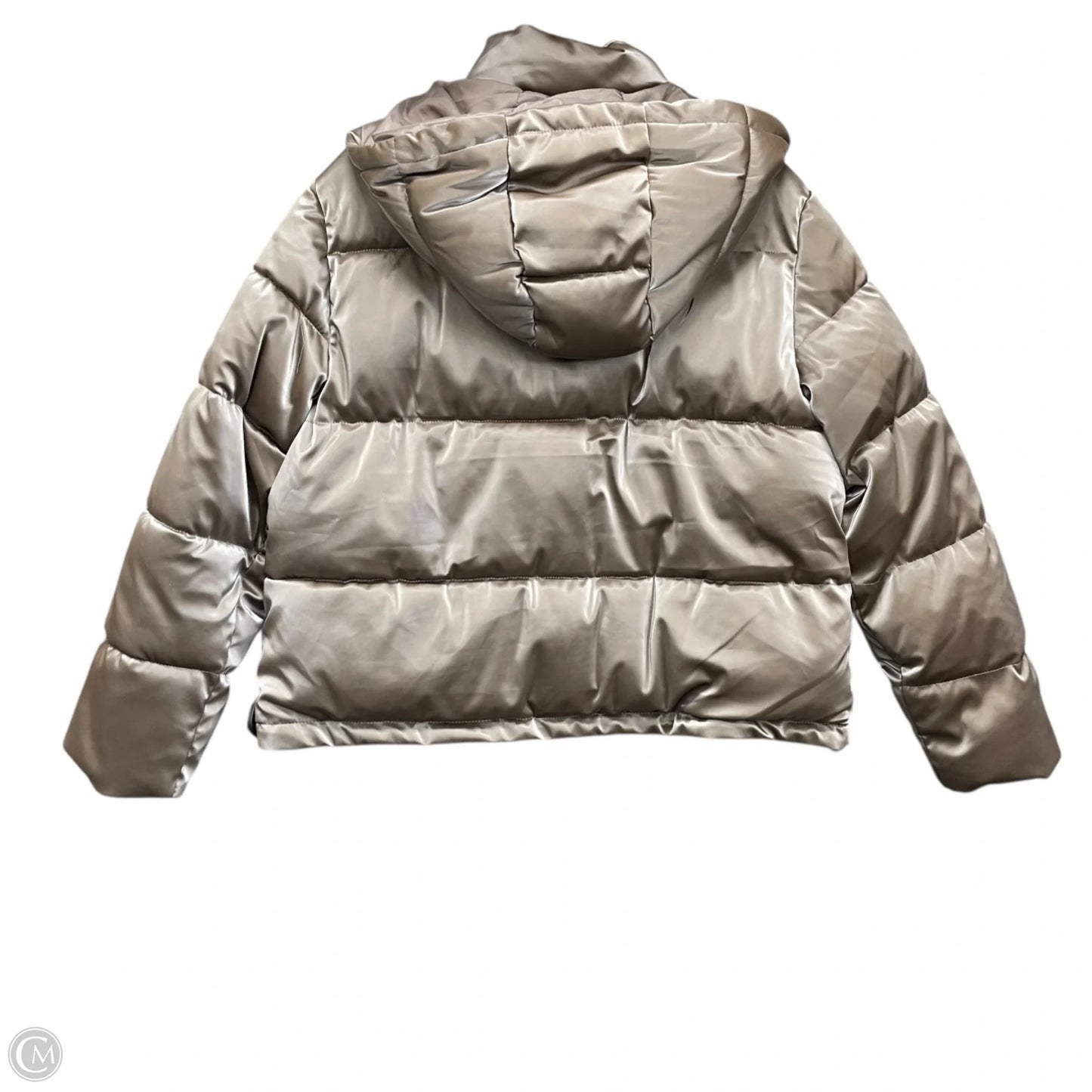 Jacket Puffer & Quilted By Forever 21 In Grey, Size: L
