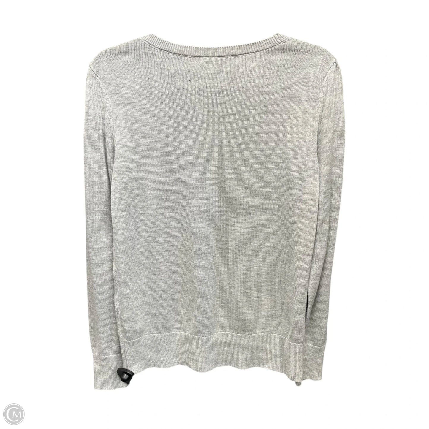 Sweatshirt Crewneck By Banana Republic In Grey, Size: S