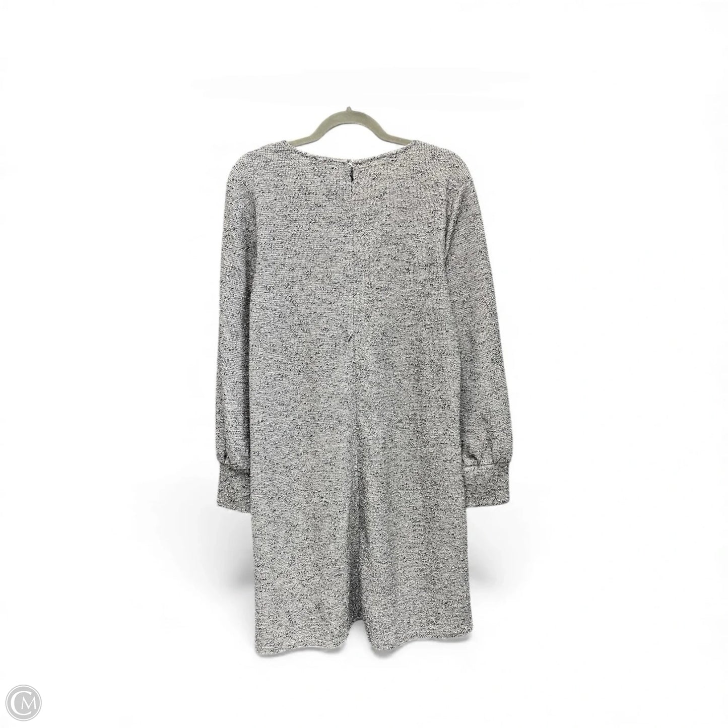 Dress Casual Short By Ann Taylor In Black & Grey, Size: L