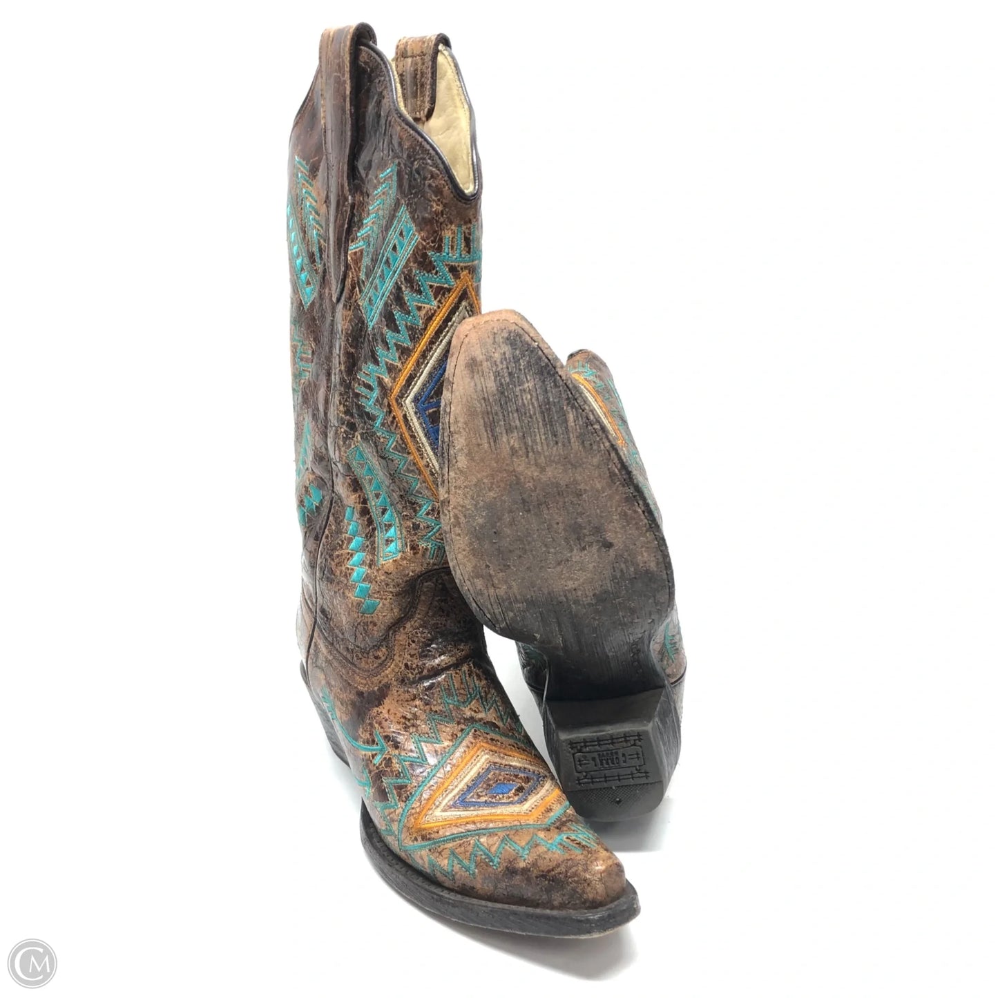 Boots Western By Corral In Brown, Size: 6