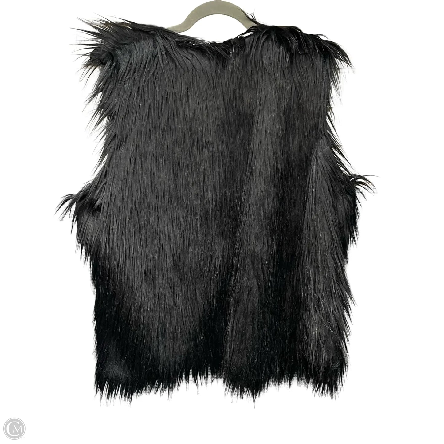 Vest Faux Fur & Sherpa By Ana In Black, Size: 1x