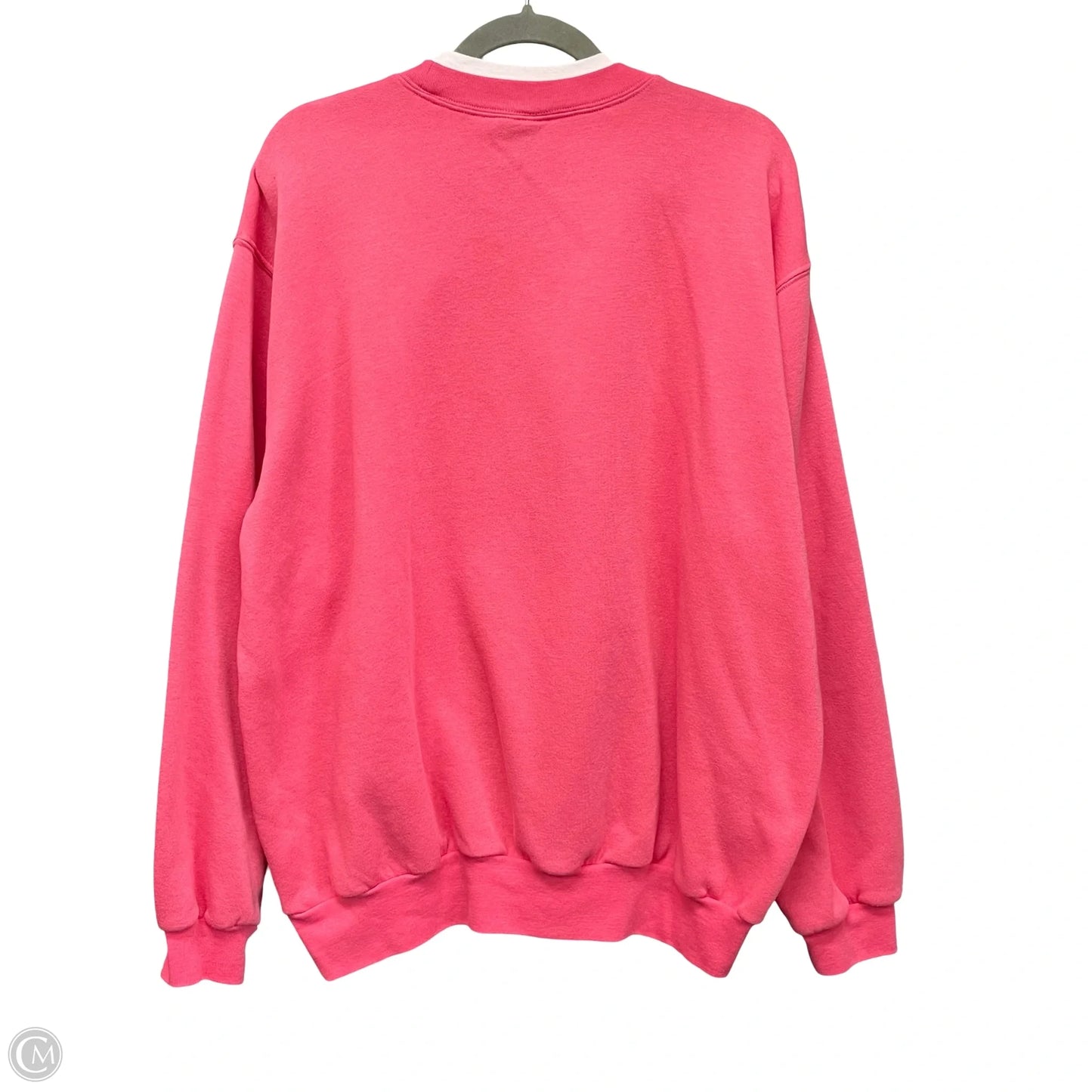 Sweatshirt Crewneck By Clothes Mentor In Pink, Size: 2x