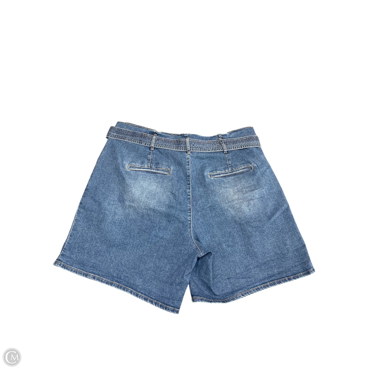 Shorts By Gloria Vanderbilt In Blue Denim, Size: 22