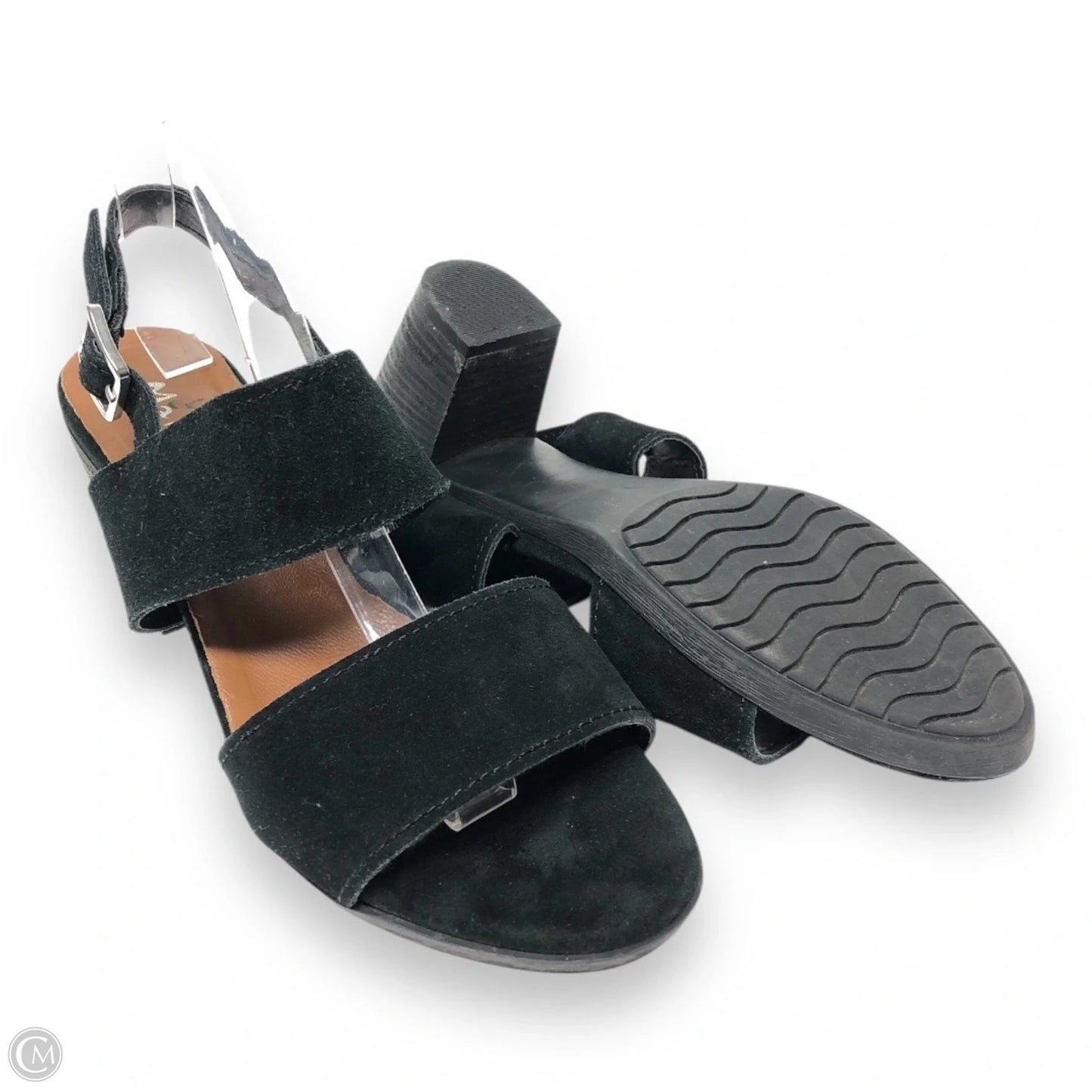 Sandals Heels Block By Cmc In Black, Size: 9