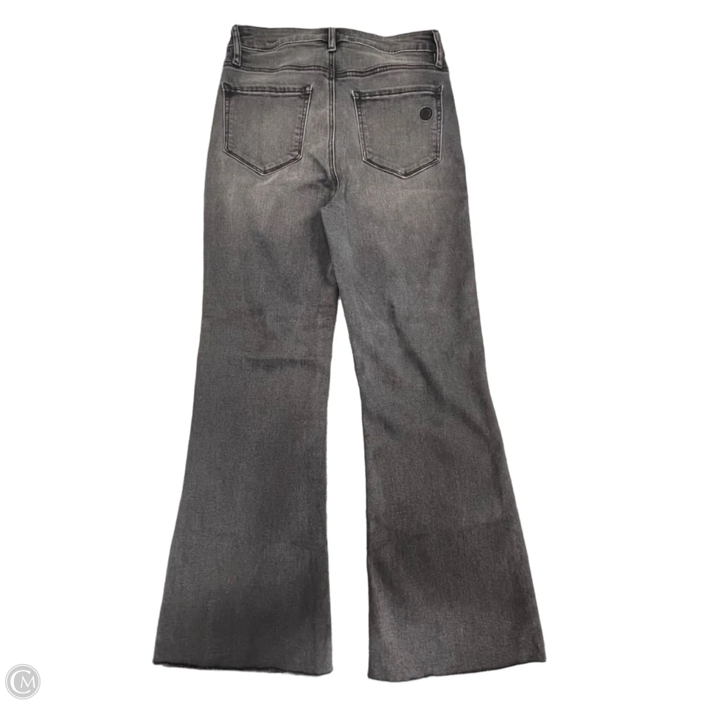 Jeans Flared By Earthbound In Black Denim, Size: 6