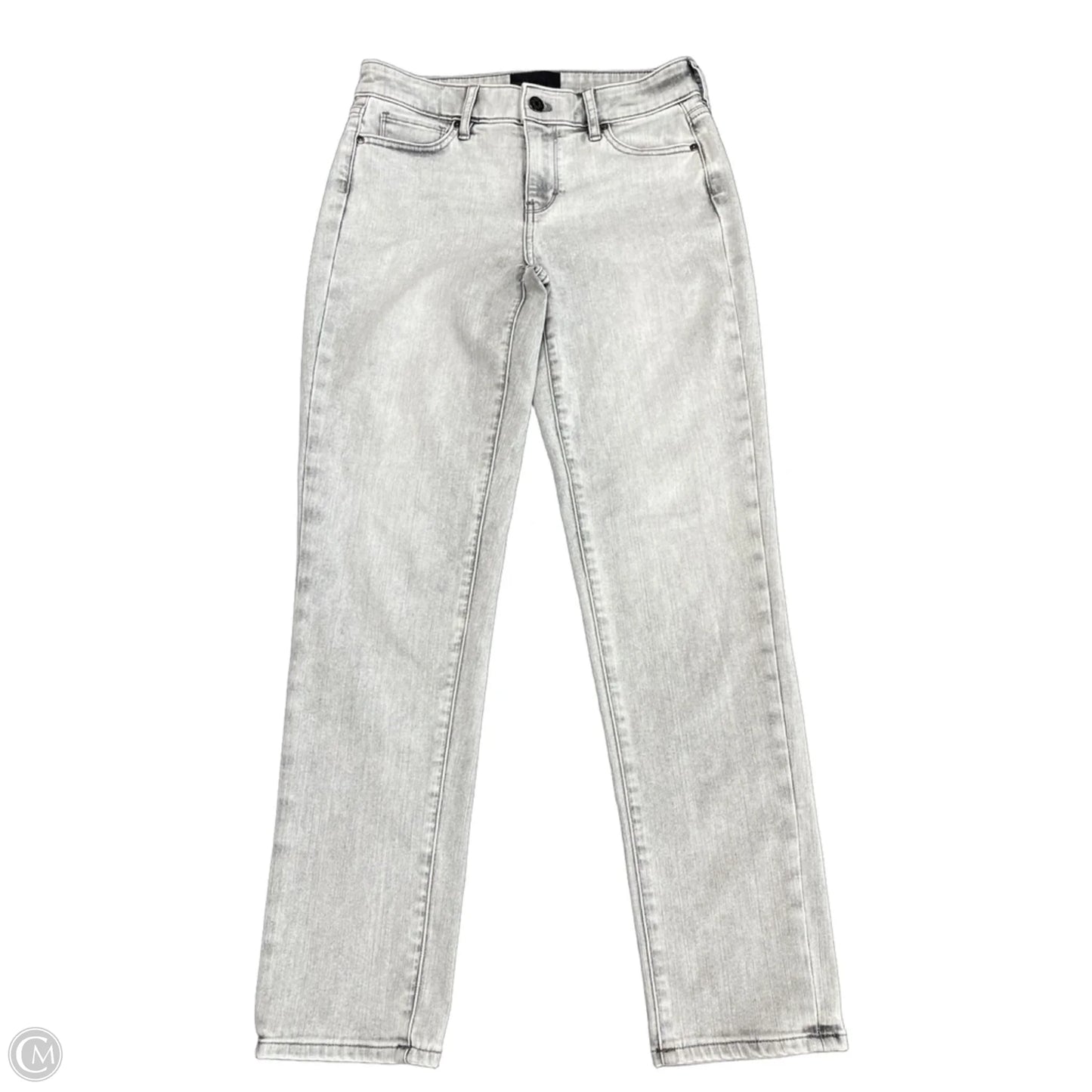 Jeans Straight By White House Black Market In Grey, Size: 0