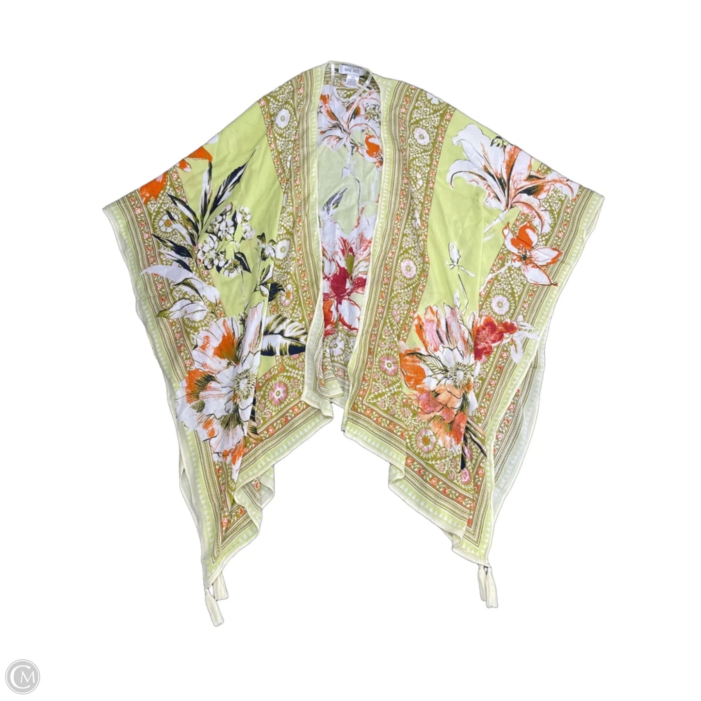 Swimwear Cover-up By Nine West In Chartreuse, Size: Osfm