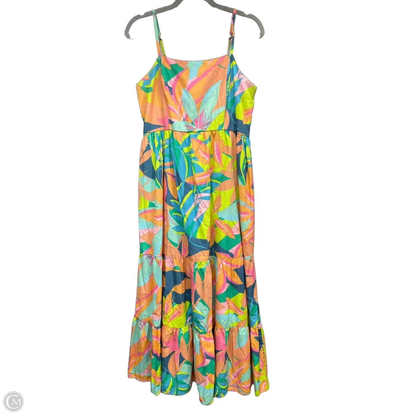 Dress Casual Midi By Sincerely Jules In Blue & Orange, Size: L