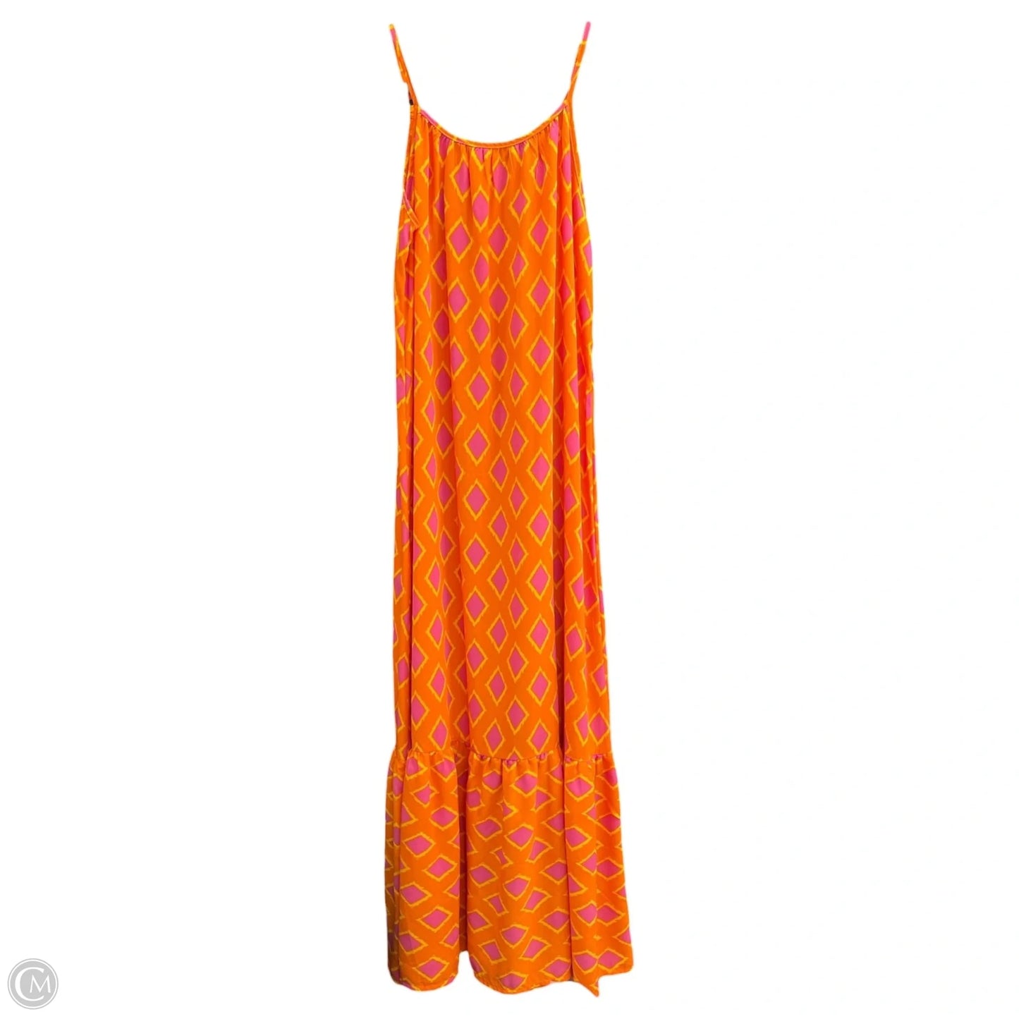 Dress Casual Maxi By Dokotoo In Orange & Pink, Size: M