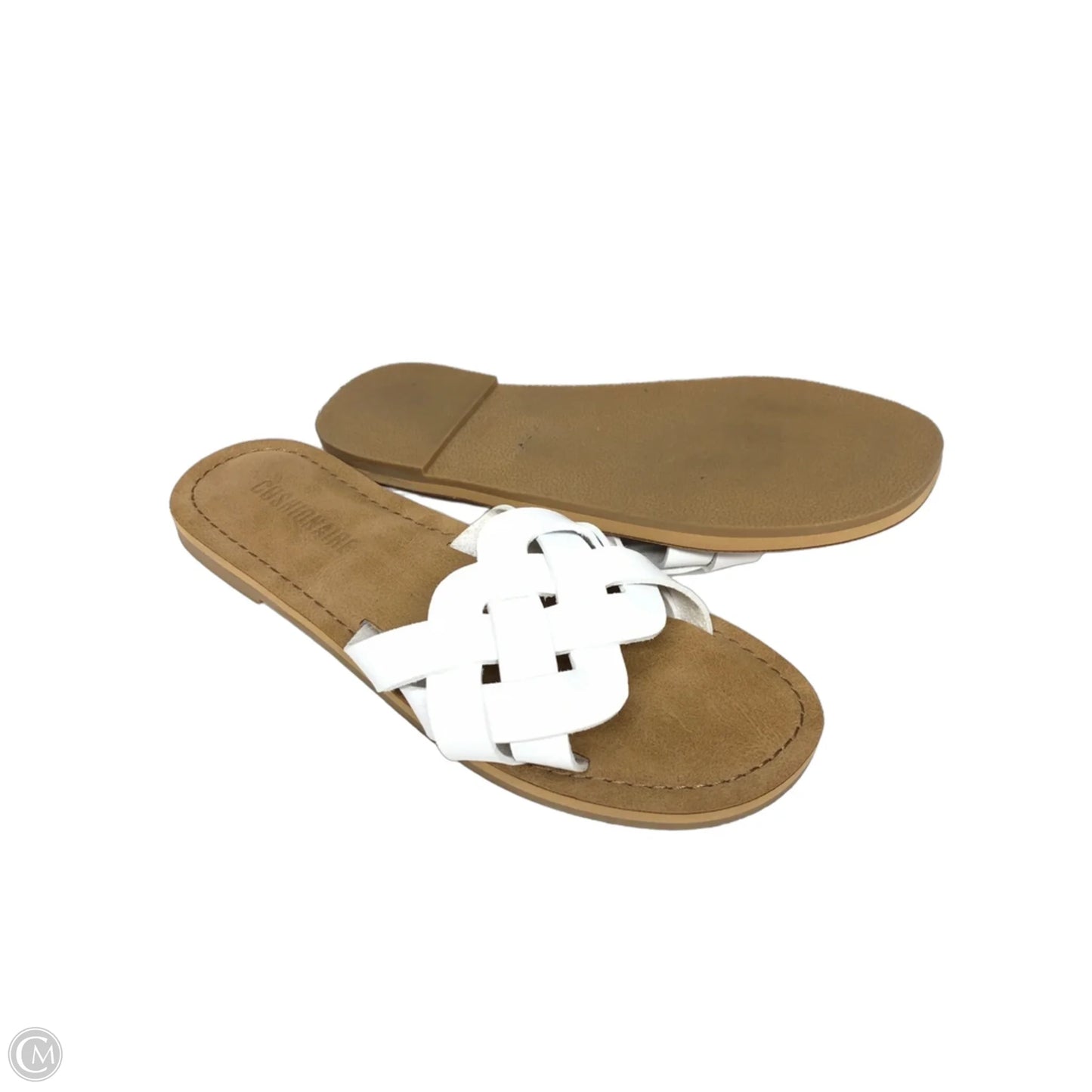 Sandals Flats By Cushionaire In White, Size: 5