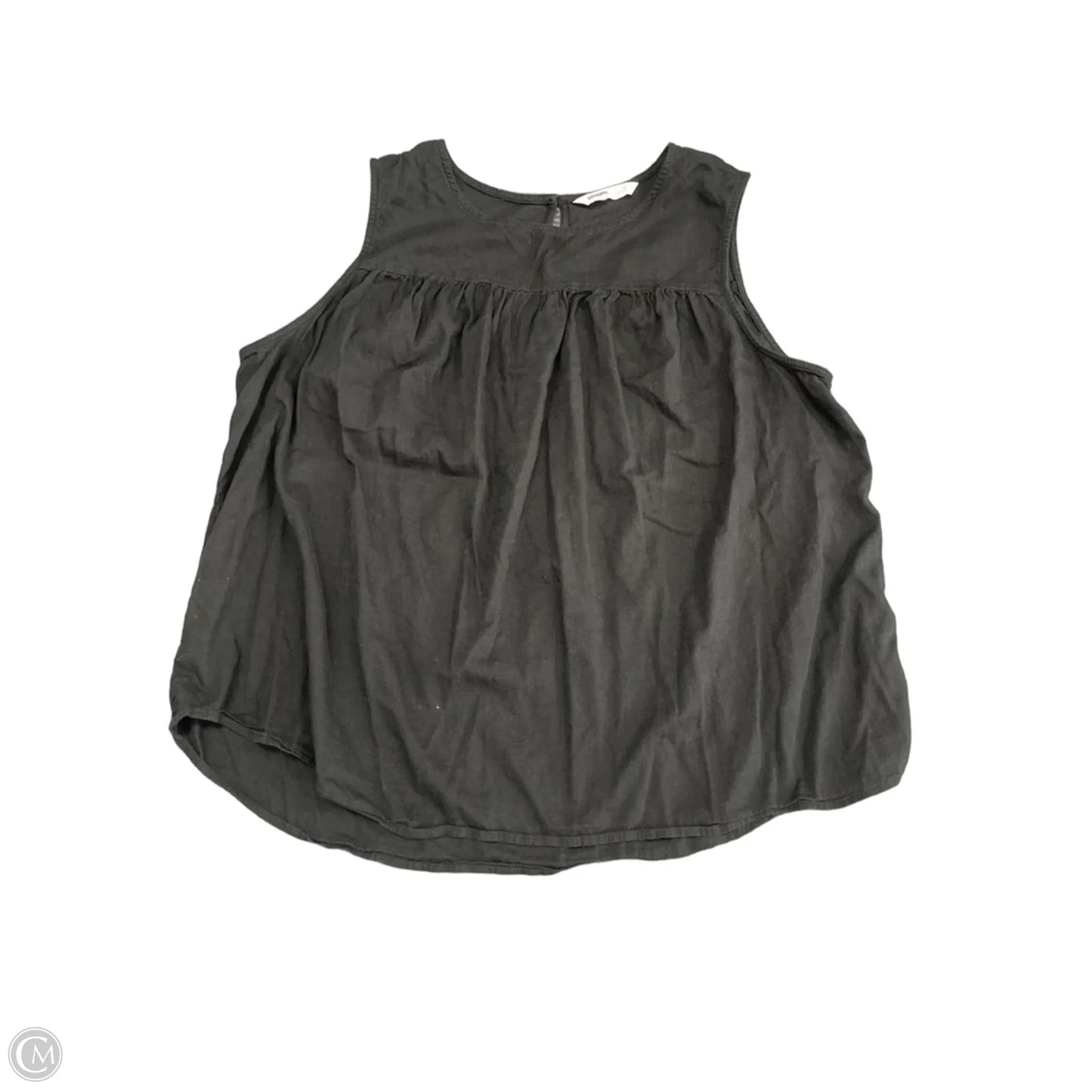 Top Sleeveless Basic By Sonoma In Black, Size: 2x