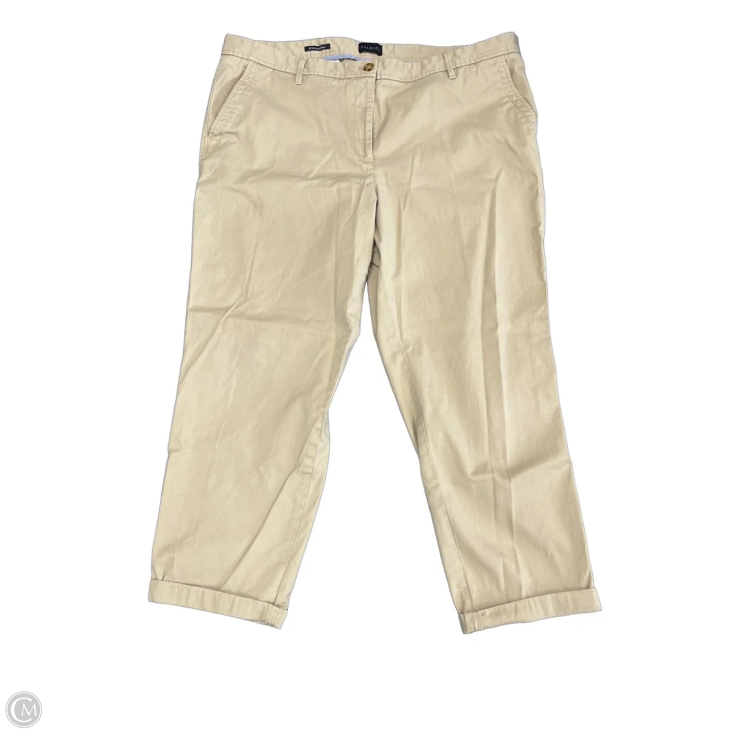 Pants Chinos & Khakis By Talbots In Beige, Size: 18
