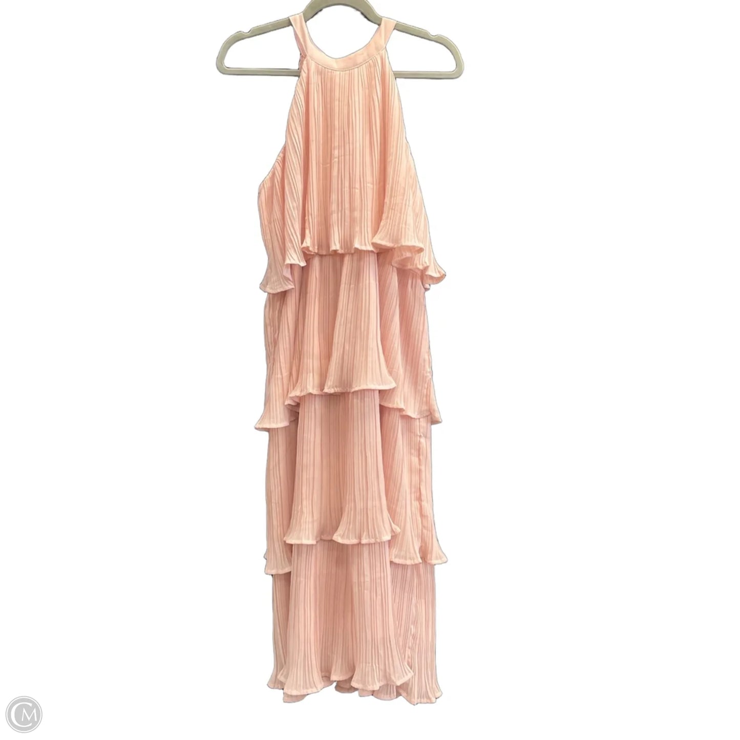 Dress Party Midi By Zesica In Pink, Size: Xl