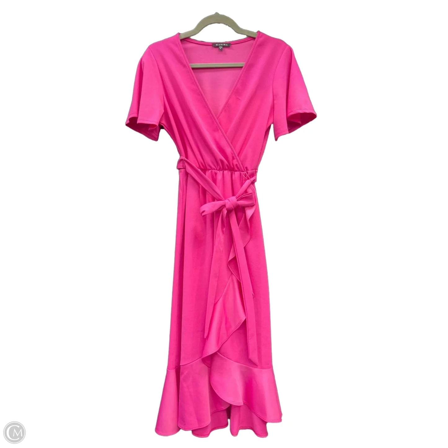 Dress Casual Midi By Marina In Pink, Size: S